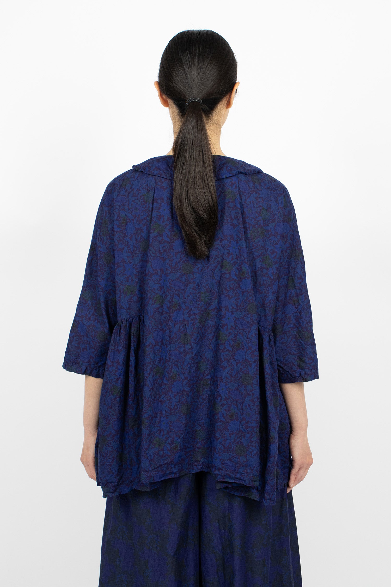 Washed Shirt Dyed Royal Blue