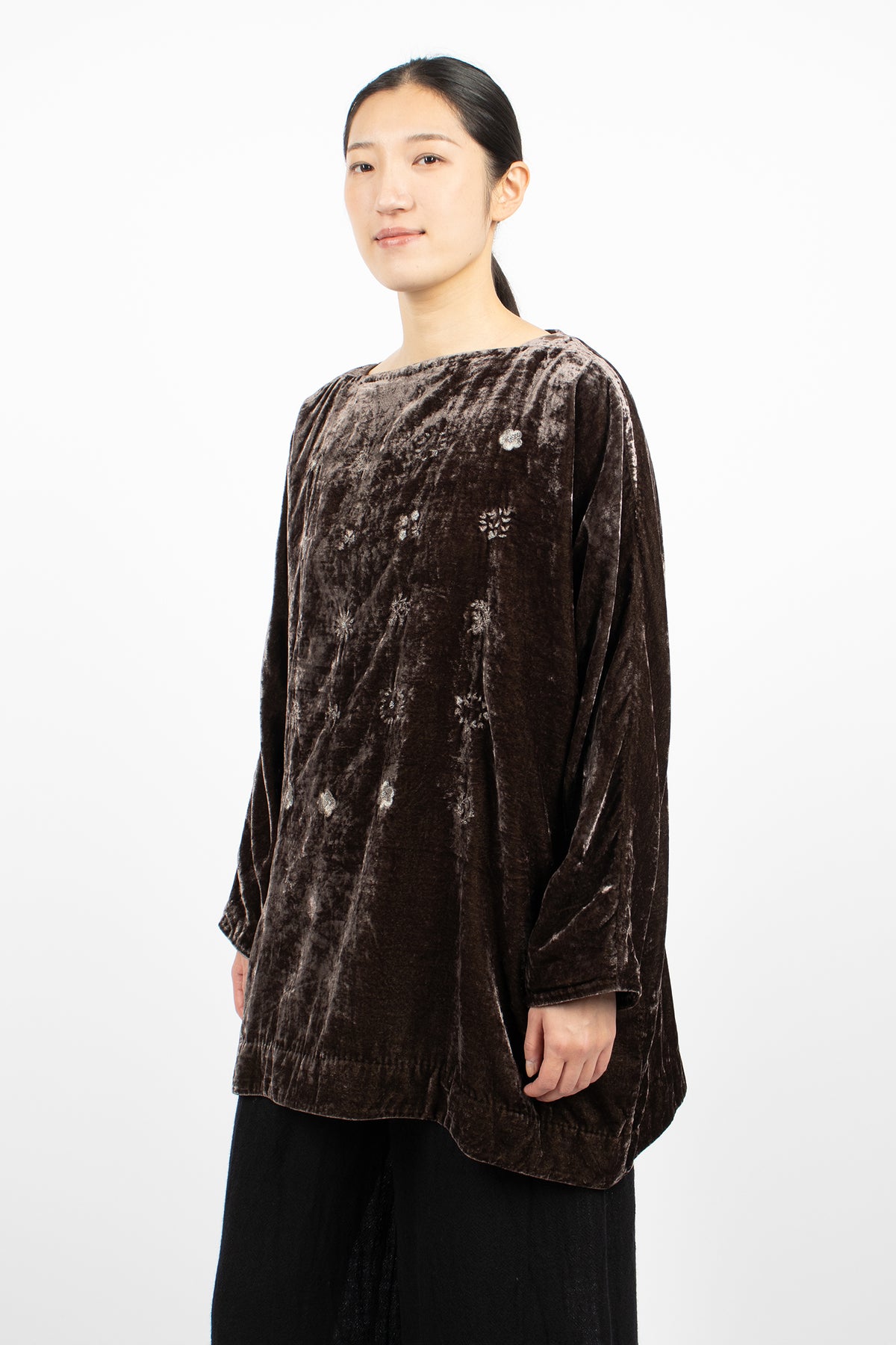 Specimen Tunic Smoky Quartz Velvet
