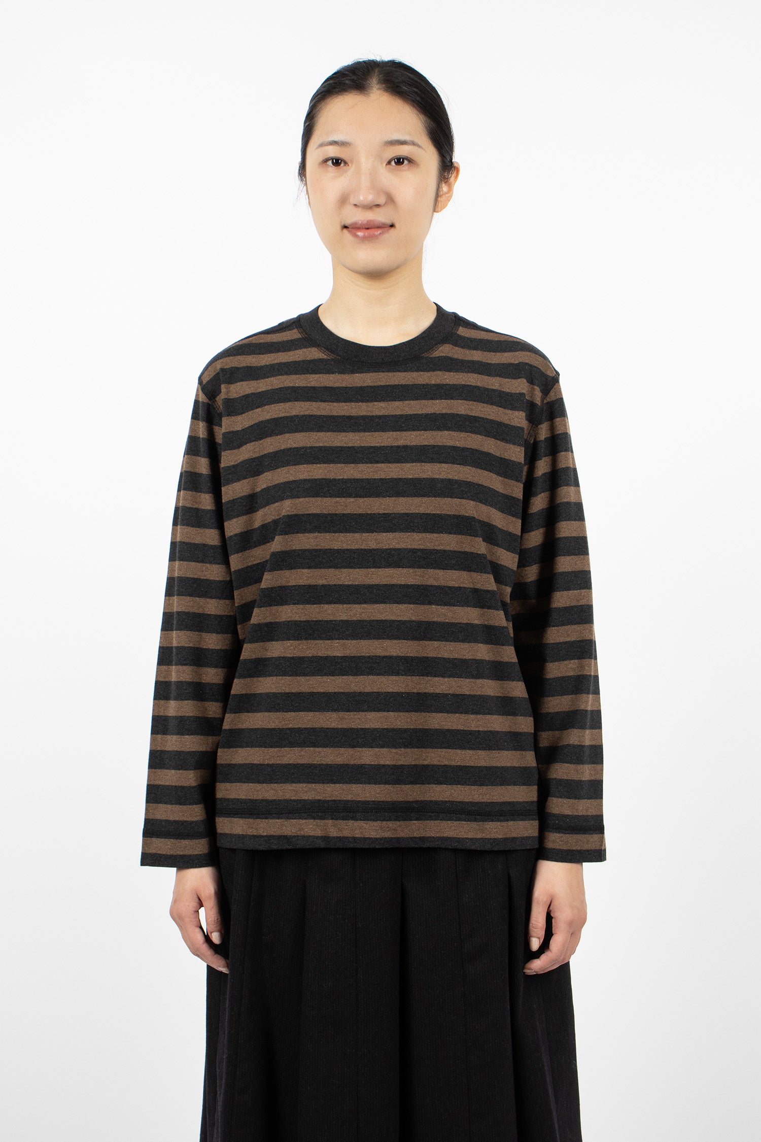 Crew Neck Matelot Off Black/Bark