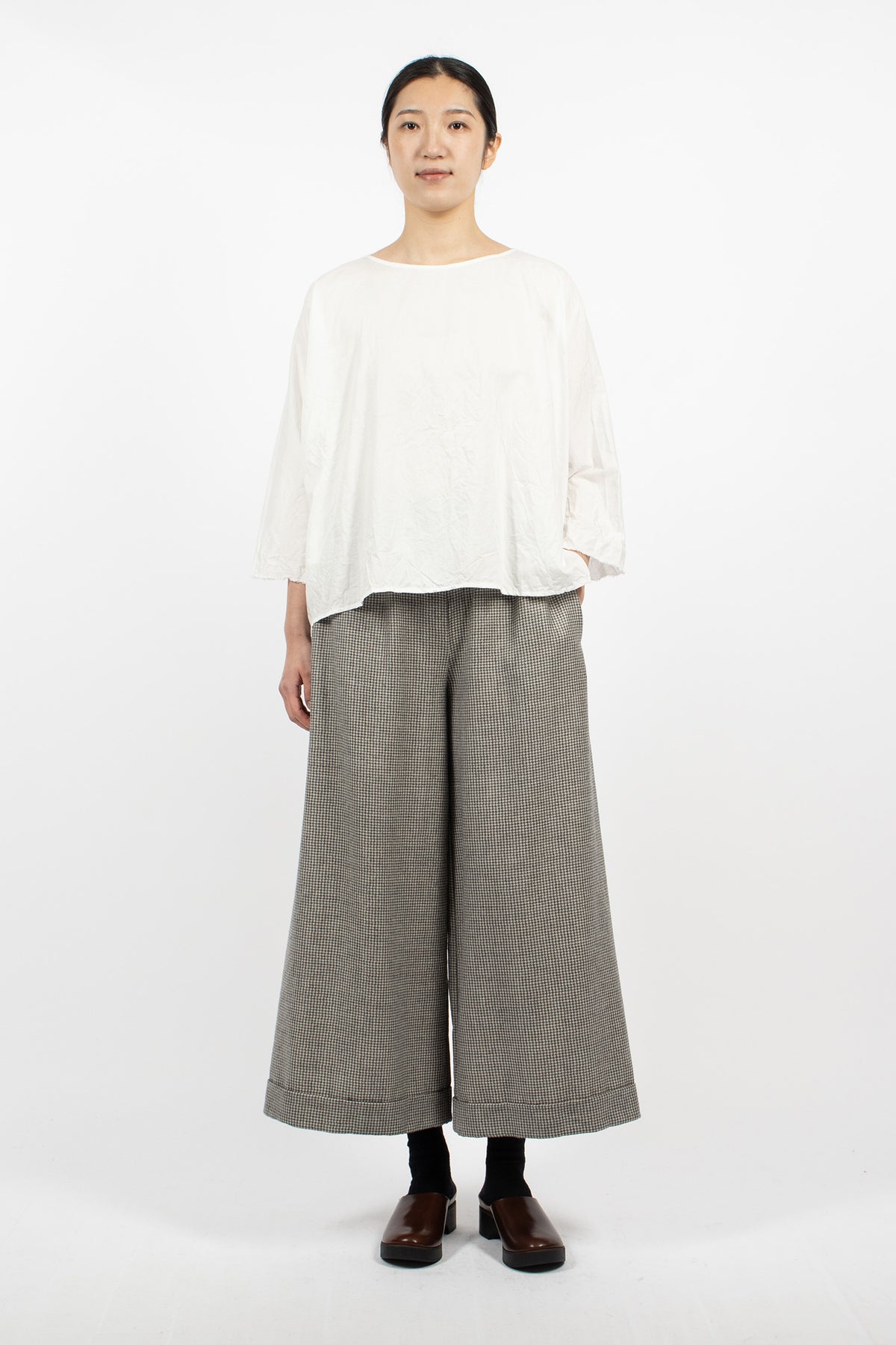 Round Neck Shirt White
