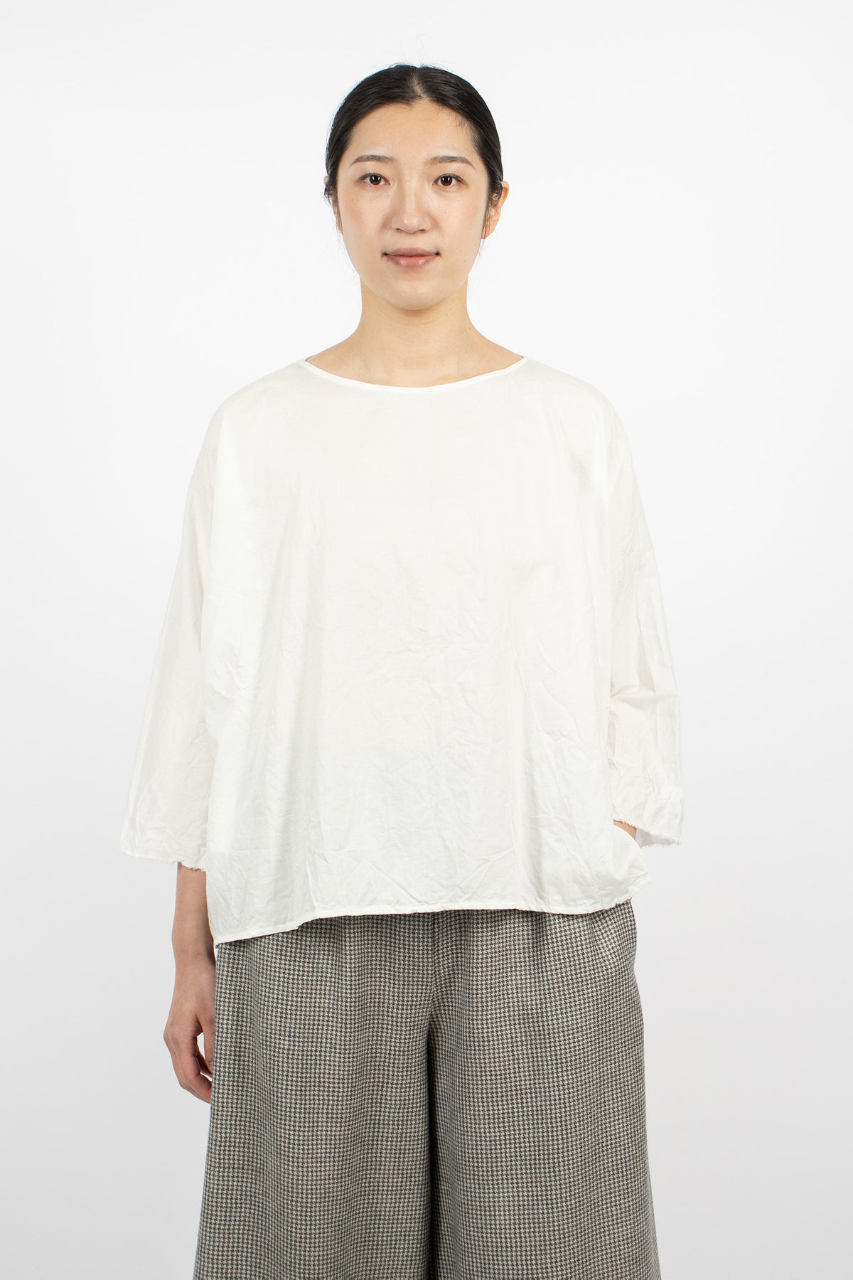 Round Neck Shirt White