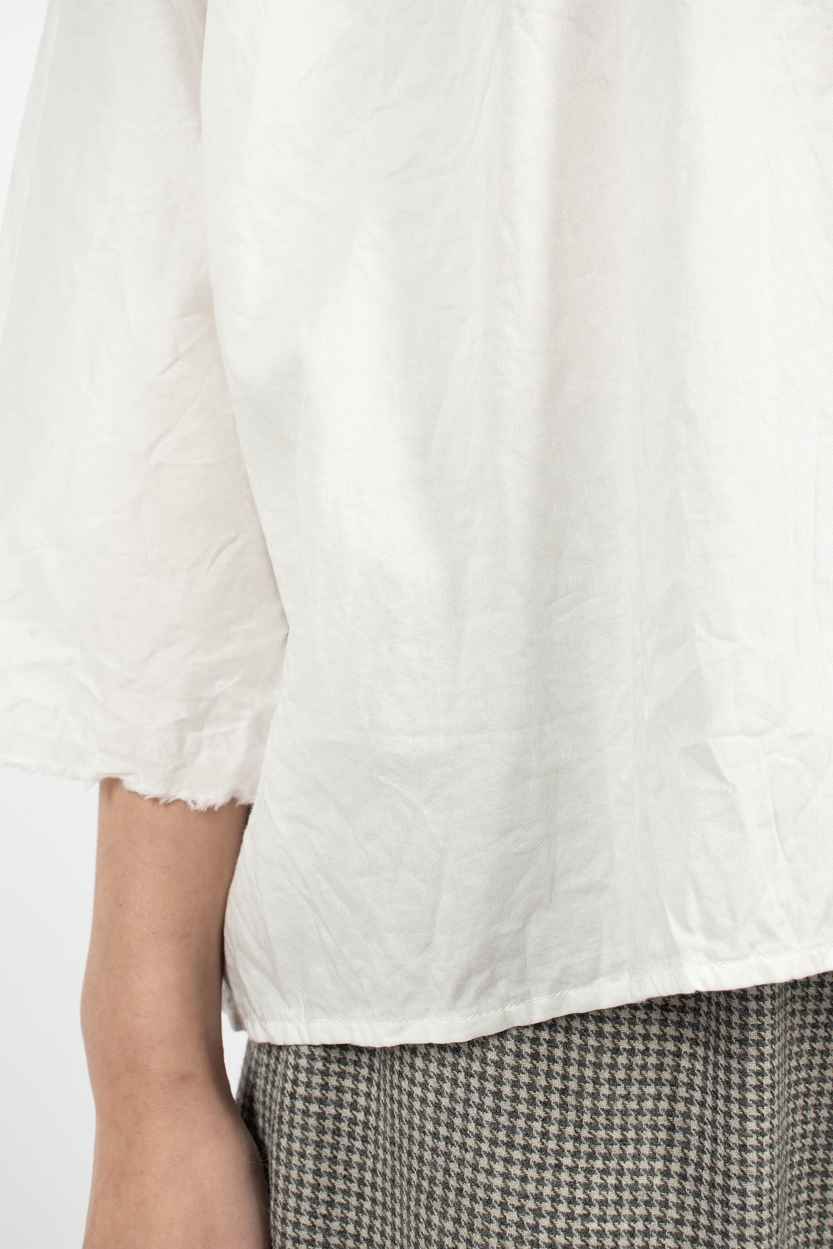 Round Neck Shirt White