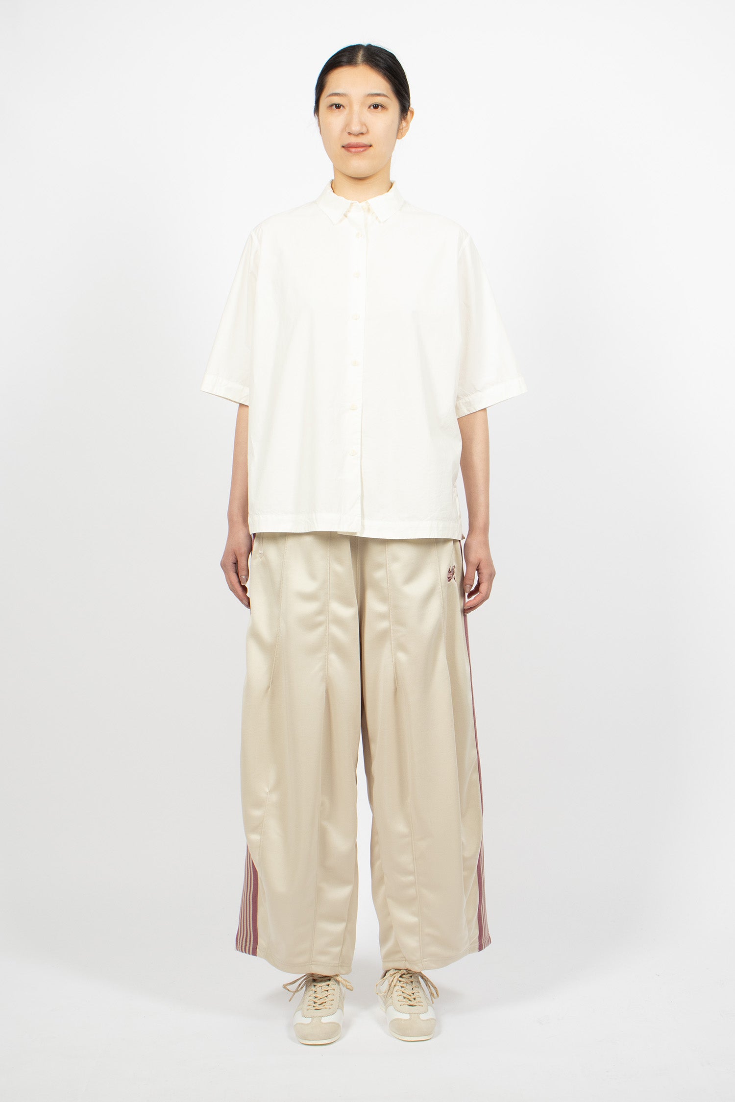 H.D. Track Pant Ivory/Pink
