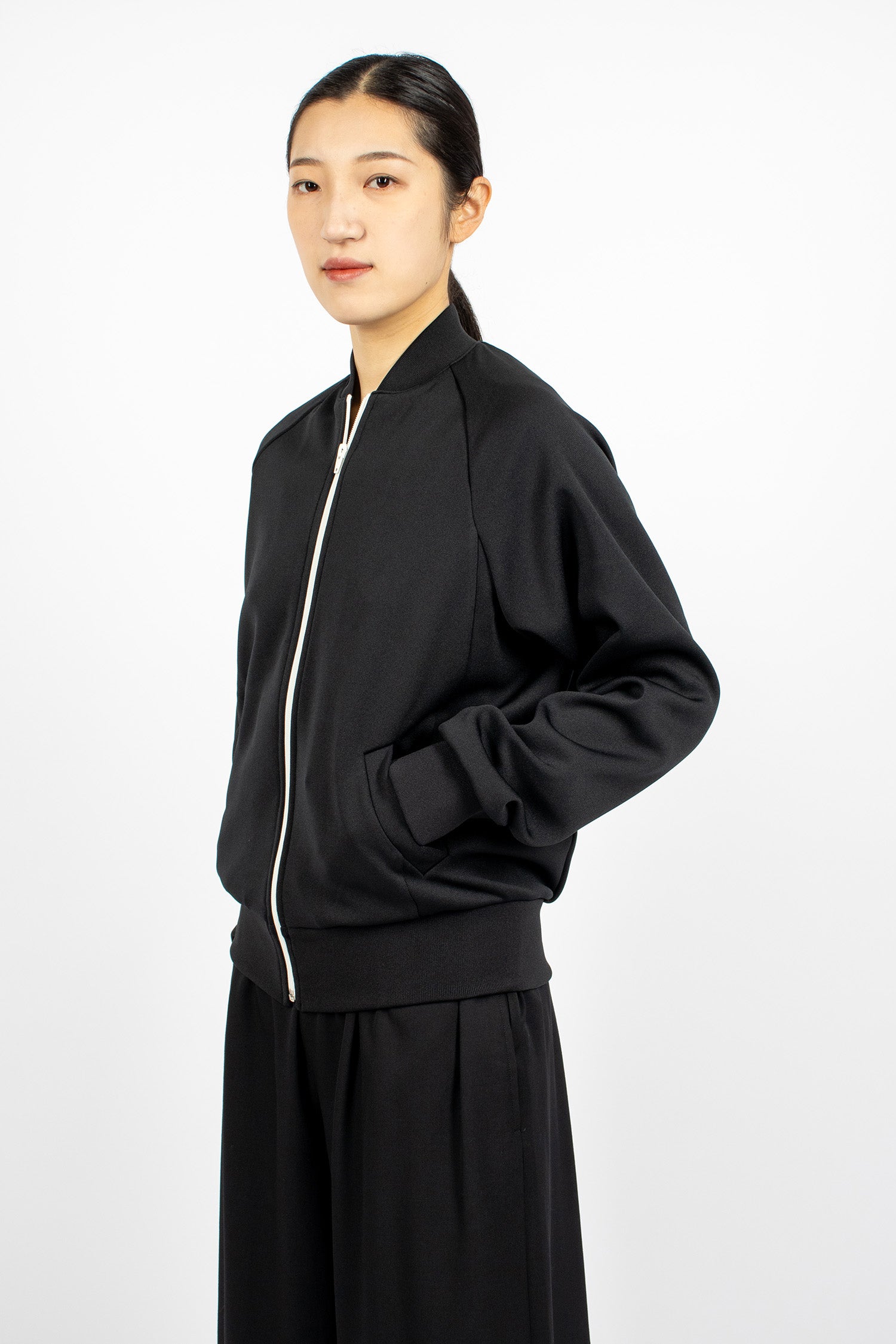 Zip-Up Jacket Black