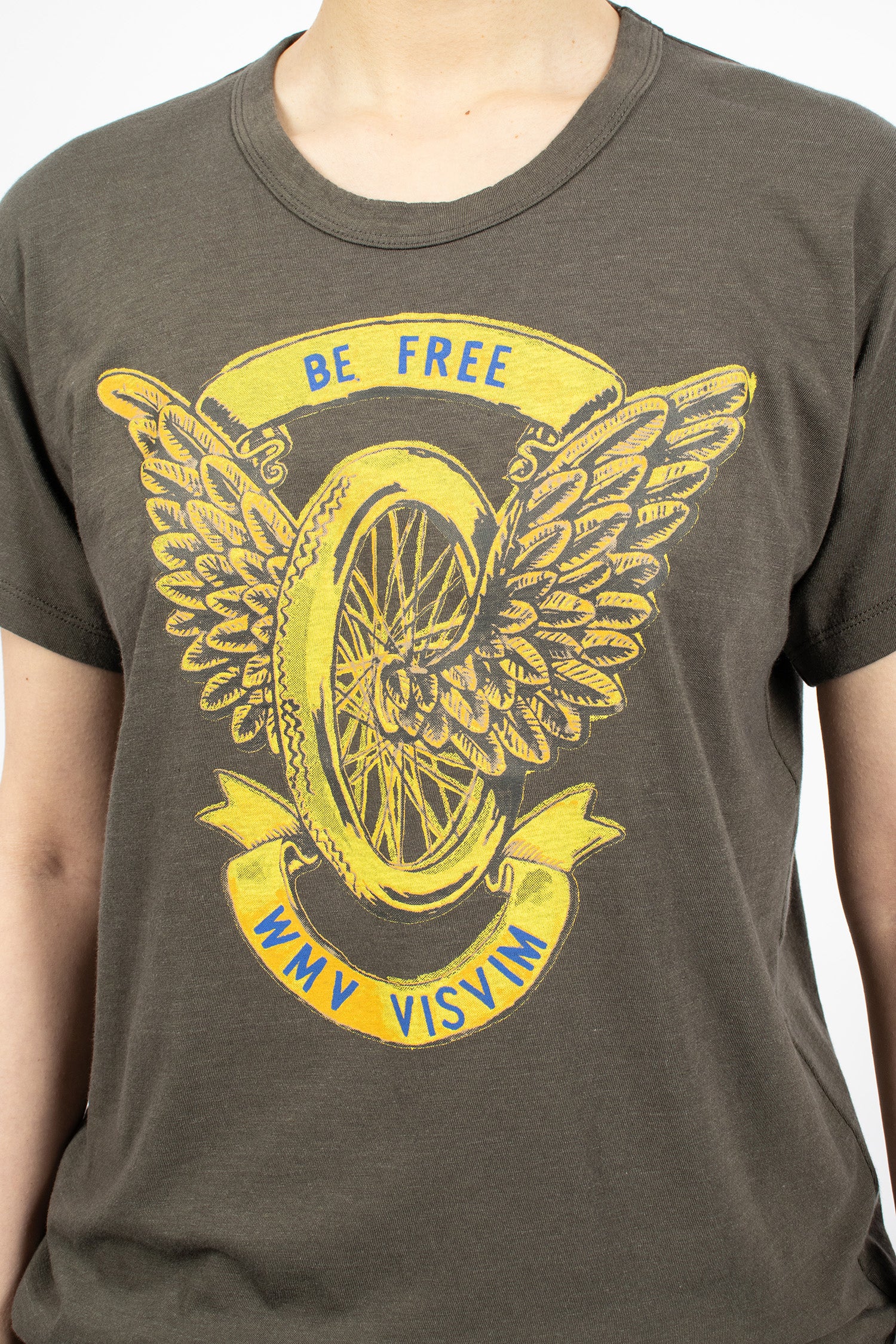 Box Tee 'Be Free' Black