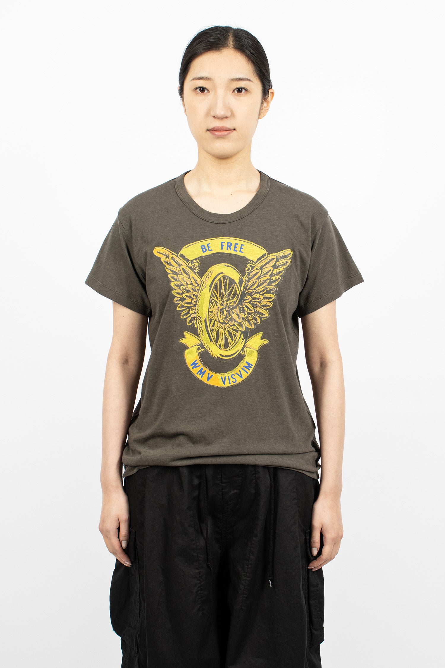 Box Tee 'Be Free' Black