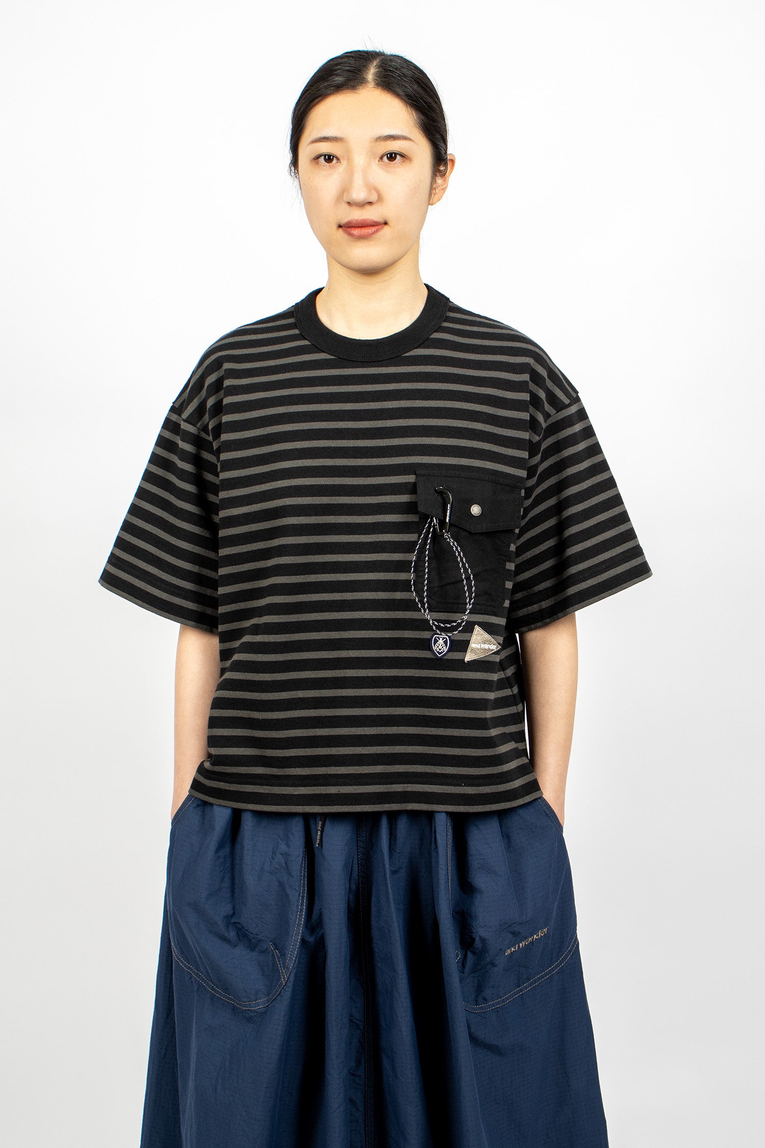 And Wander x ORCIVAL SS T-Shirt Black