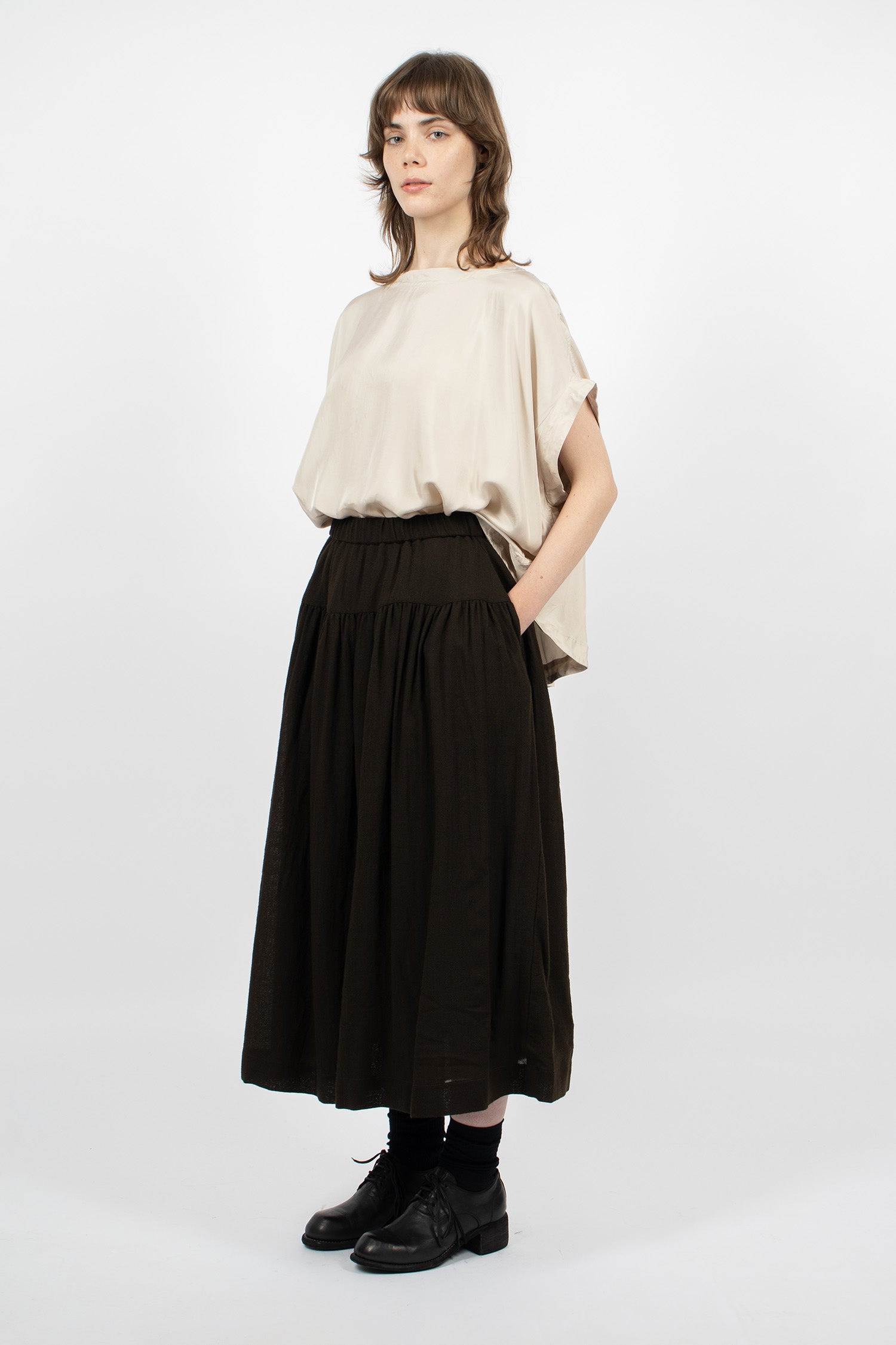 Up Up Skirt Dark Brown