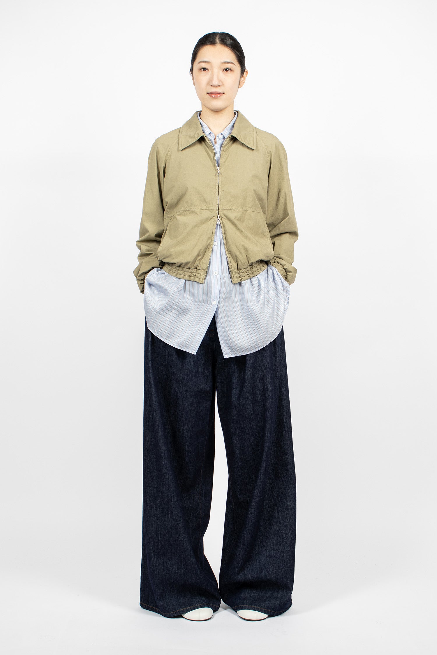 Cotton Blouson Cement