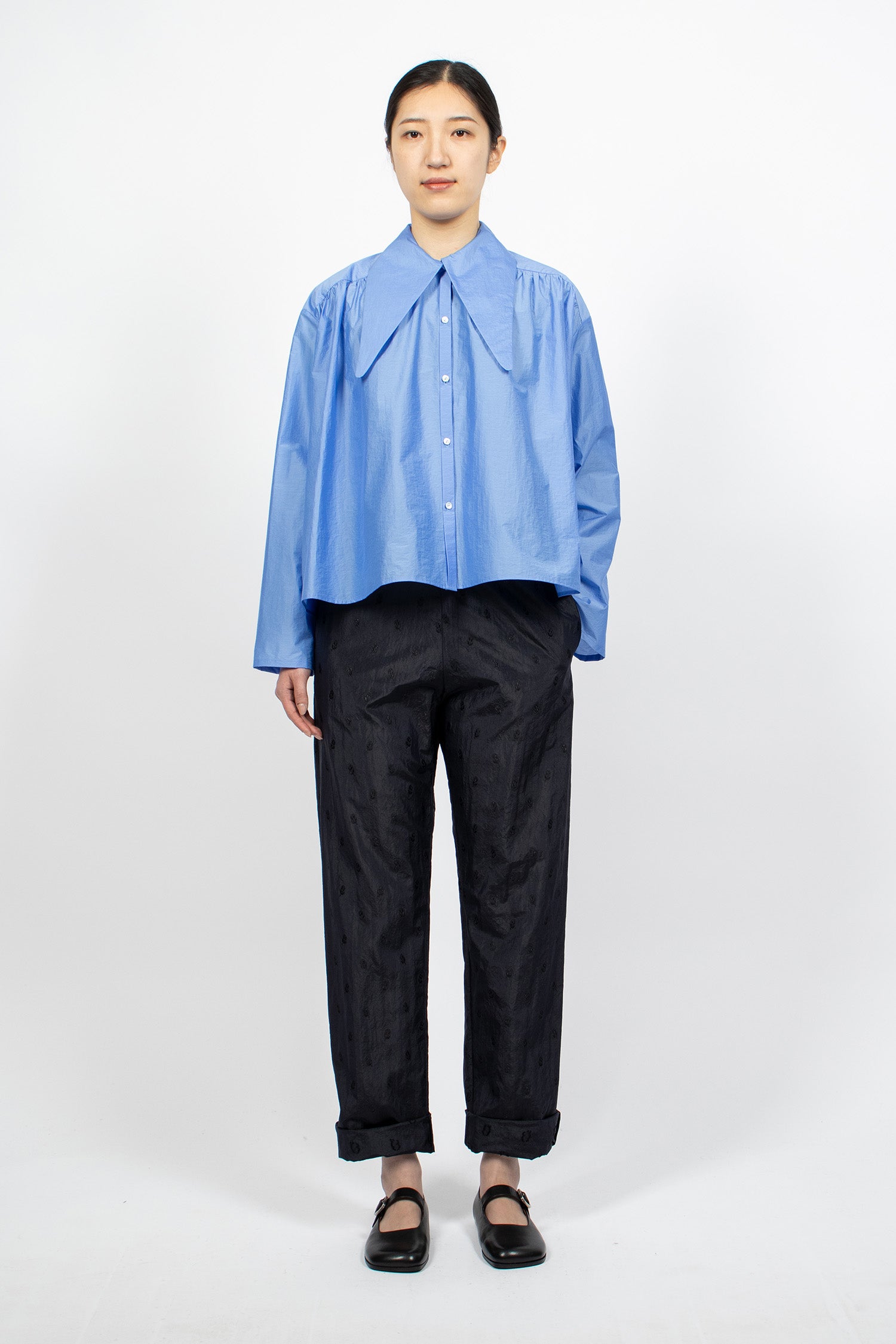 Flo Collar Shirt Blue