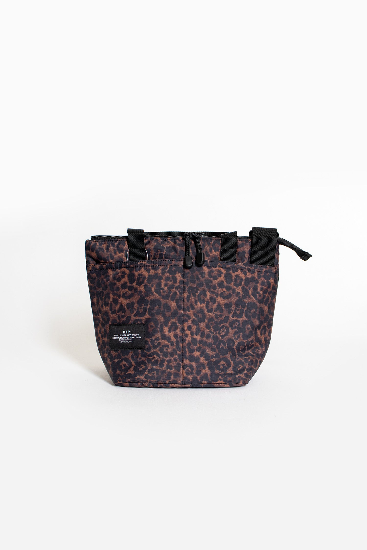 Small Zipper Duffle Leopard Puffer