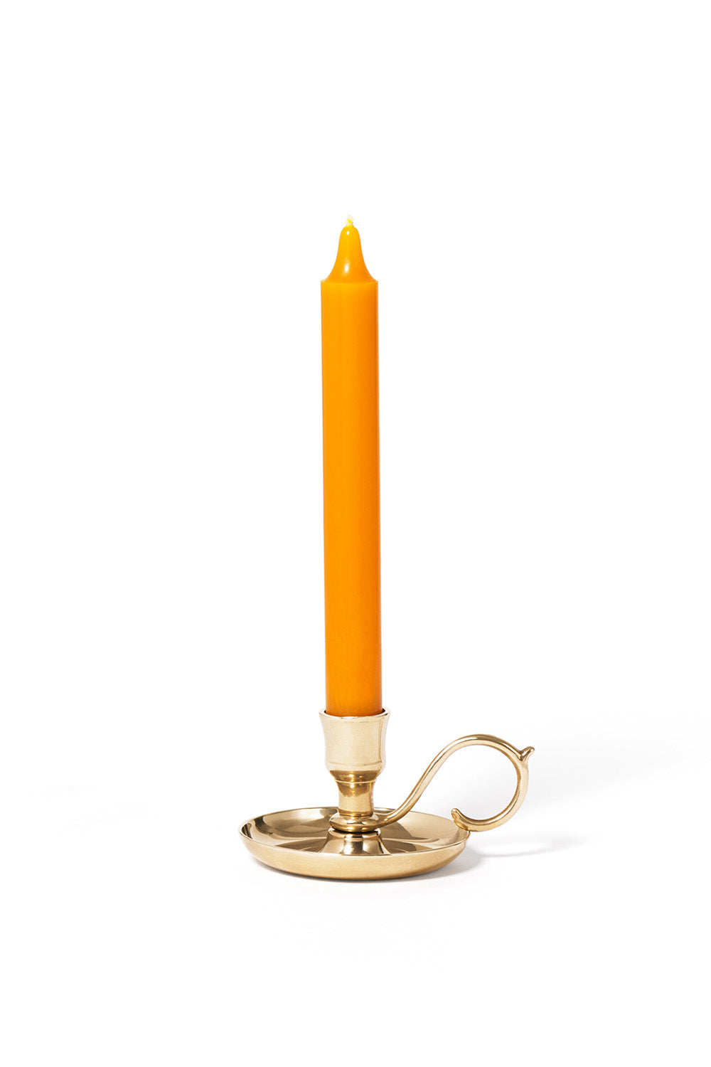 Gold Plated Dutch Candlestick