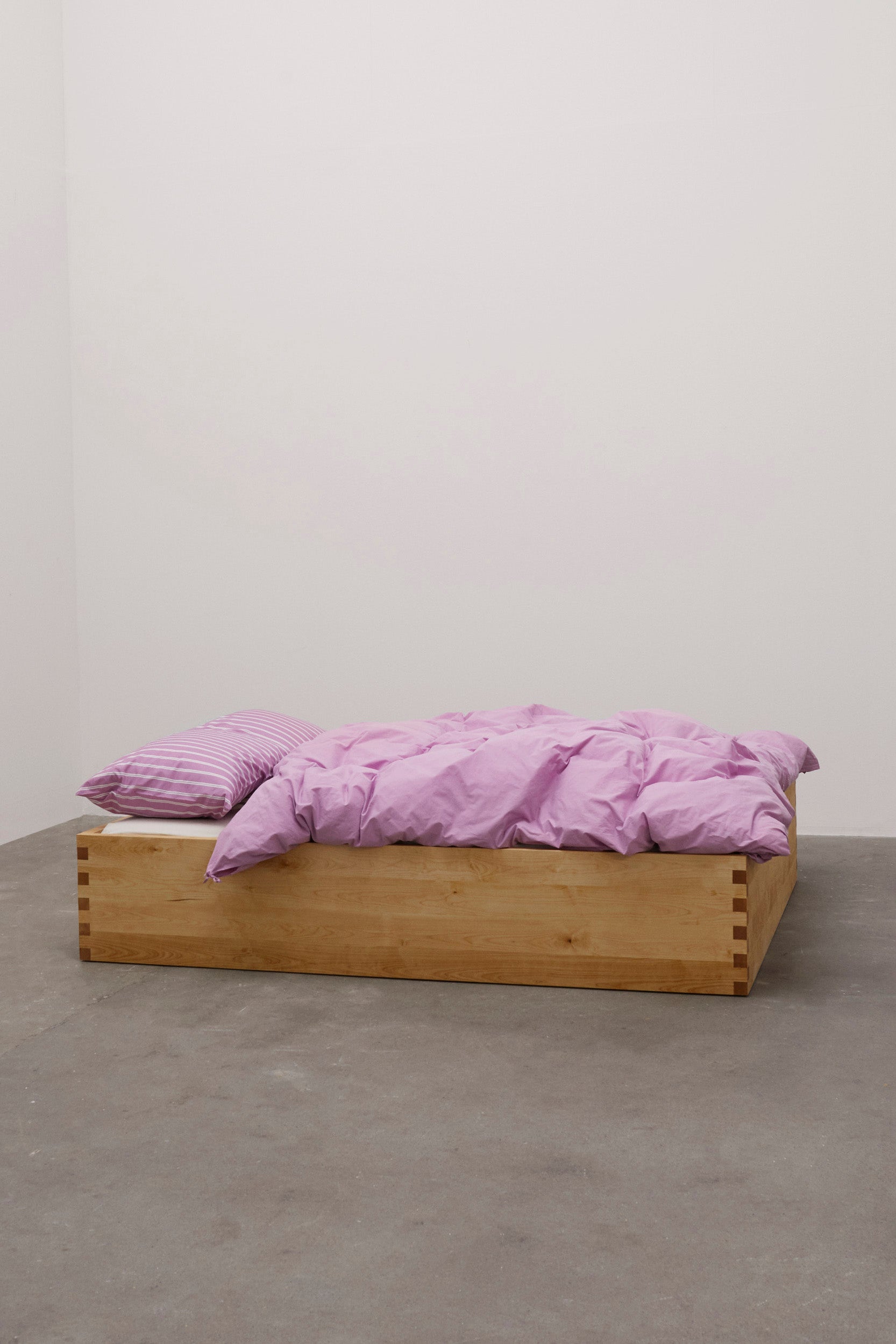 Percale Double Duvet Cover Mallow Pink