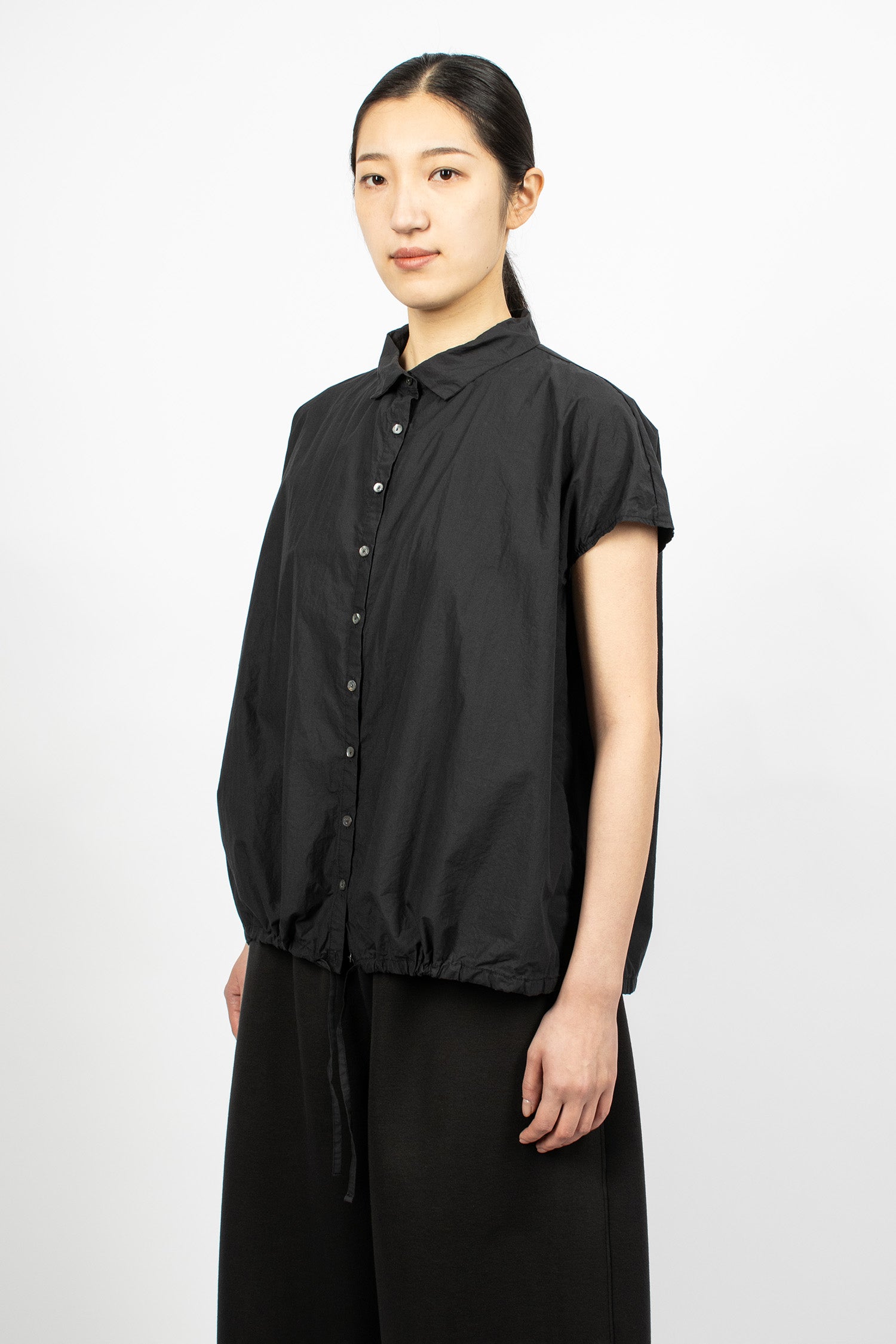 12_143 Short Sleeveless Shirt TC Black