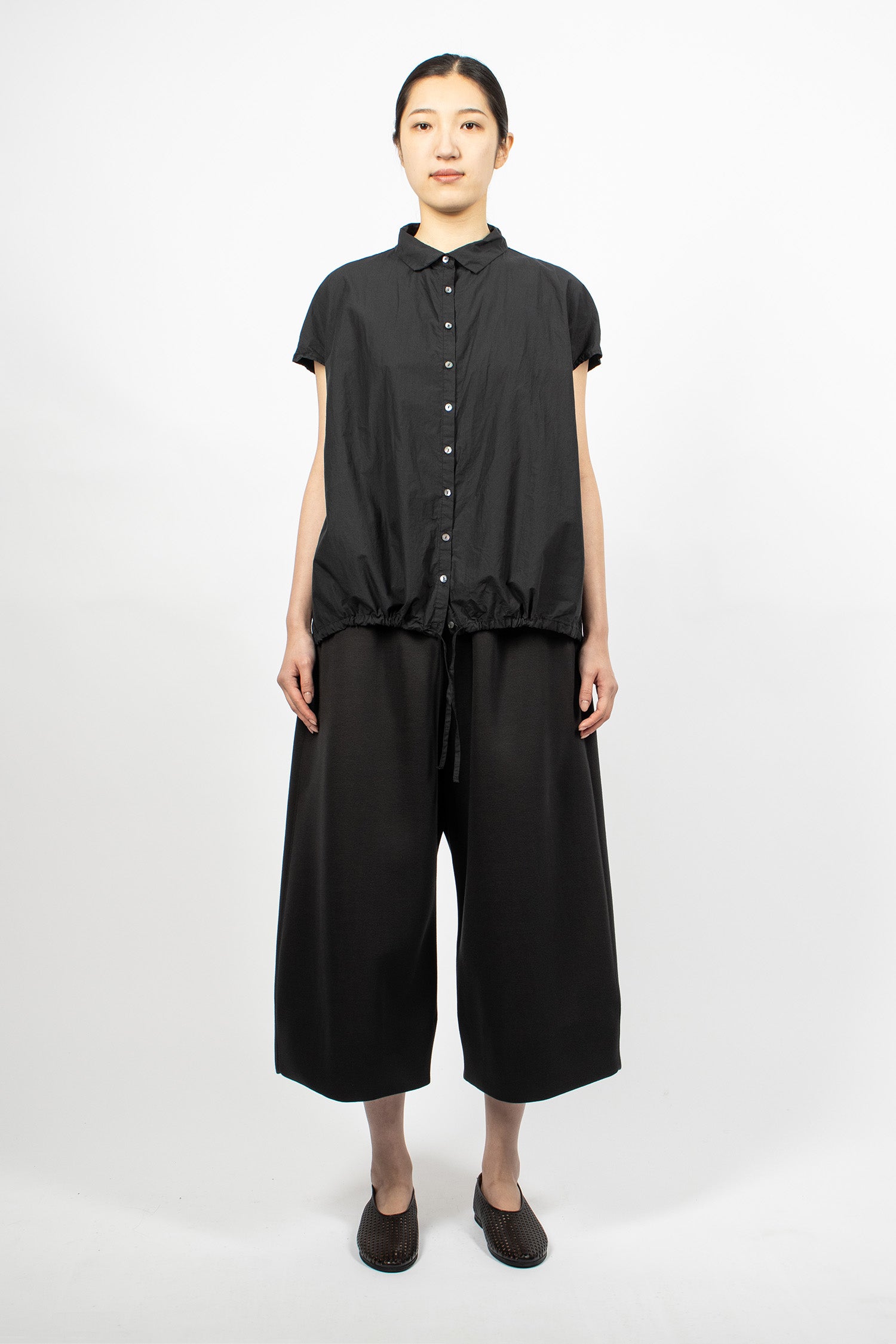 12_143 Short Sleeveless Shirt TC Black