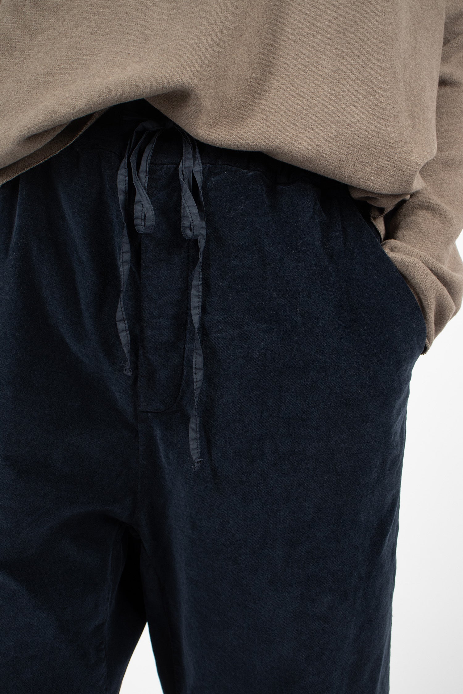 23273 Wide&Long Trousers V Navy