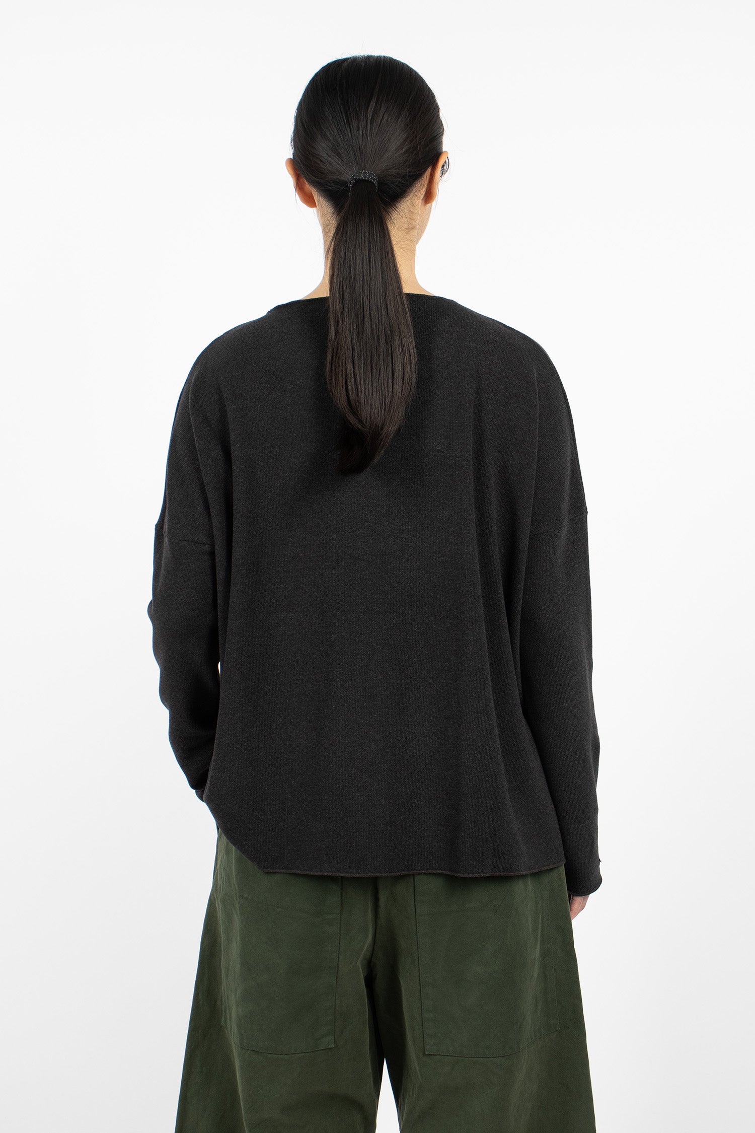 UP#40260 Upcycled Jumper Charcoal