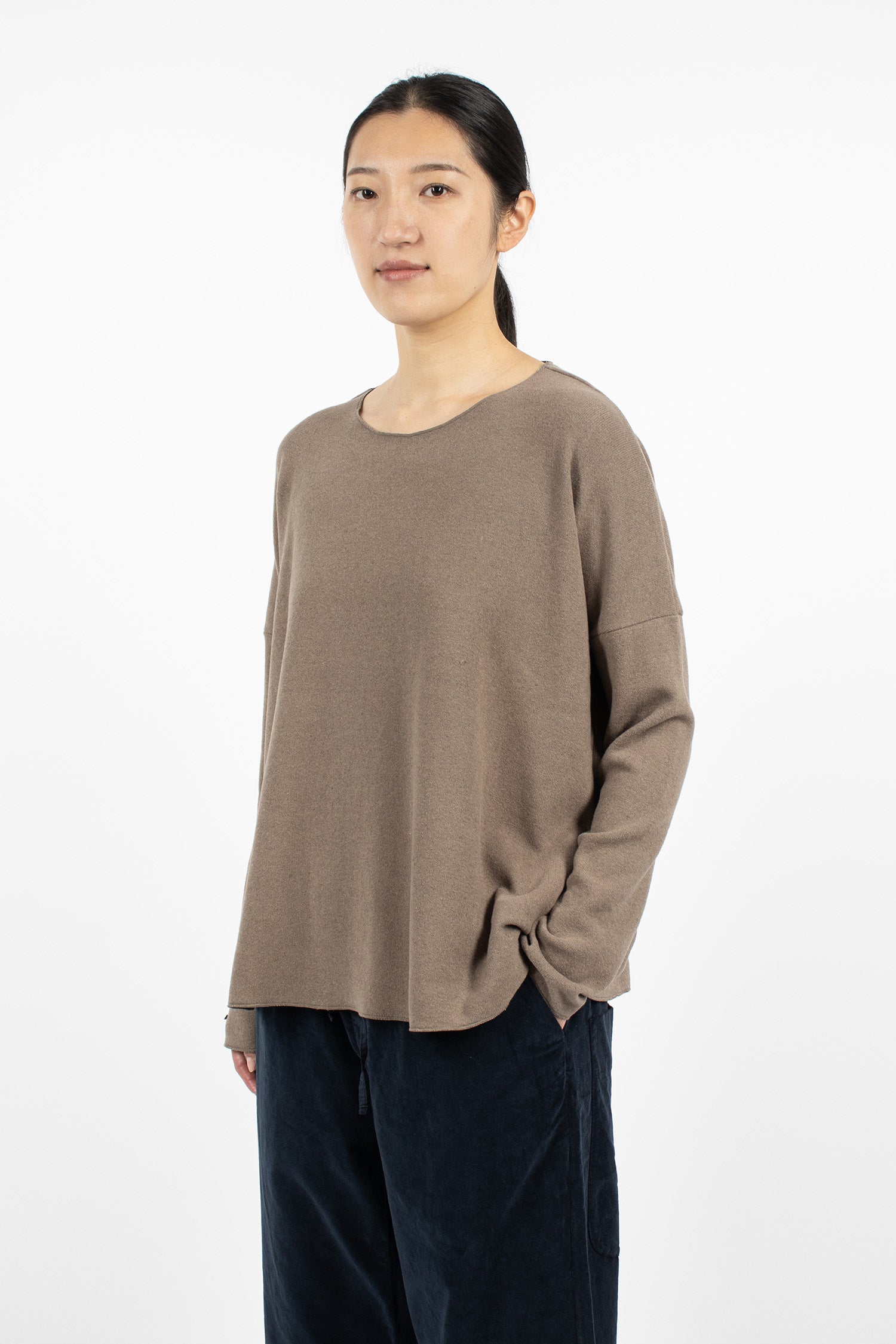 UP#40260 Upcycled Jumper Taupe