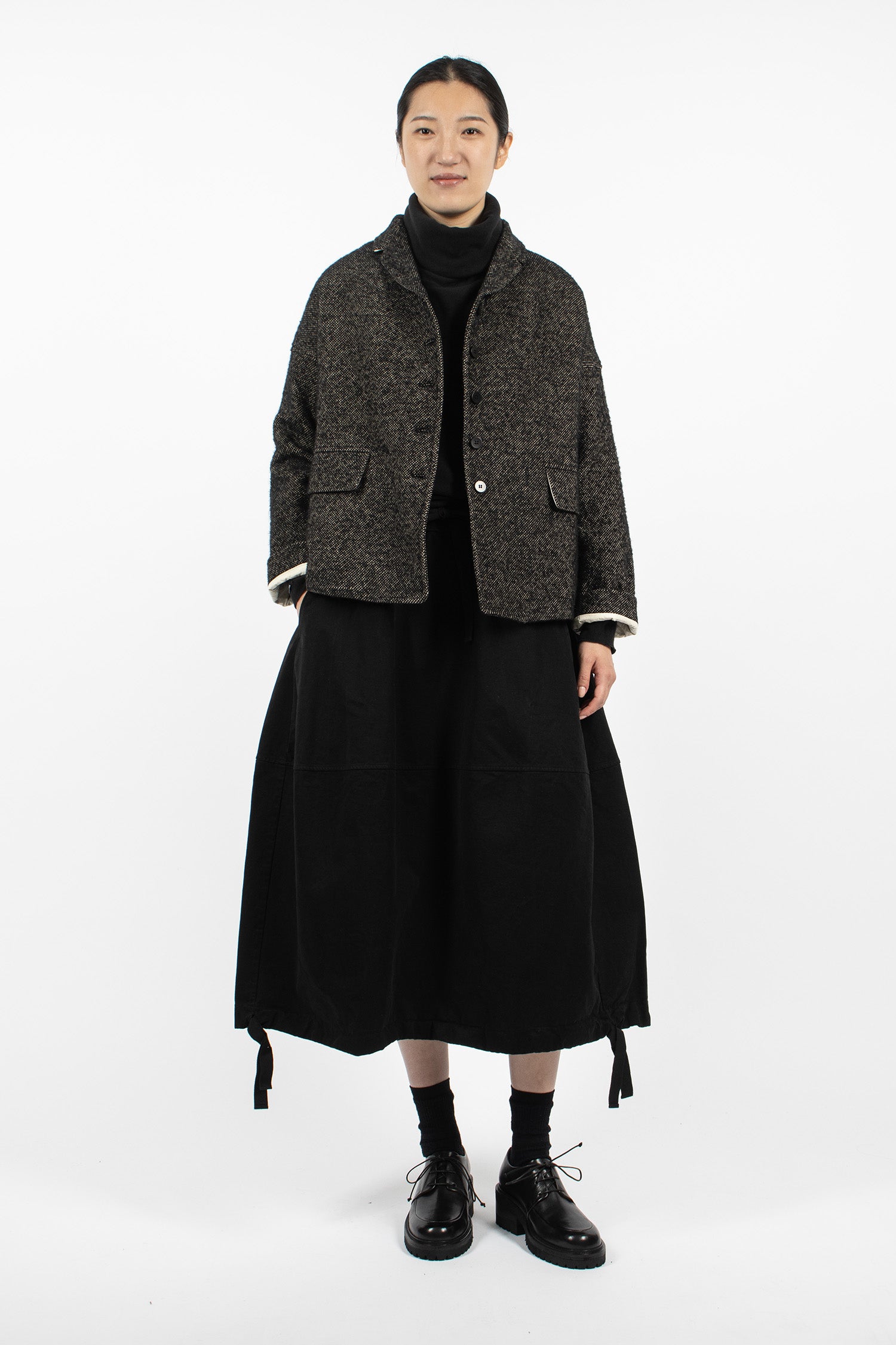 4292 Loose Blazer WN Black