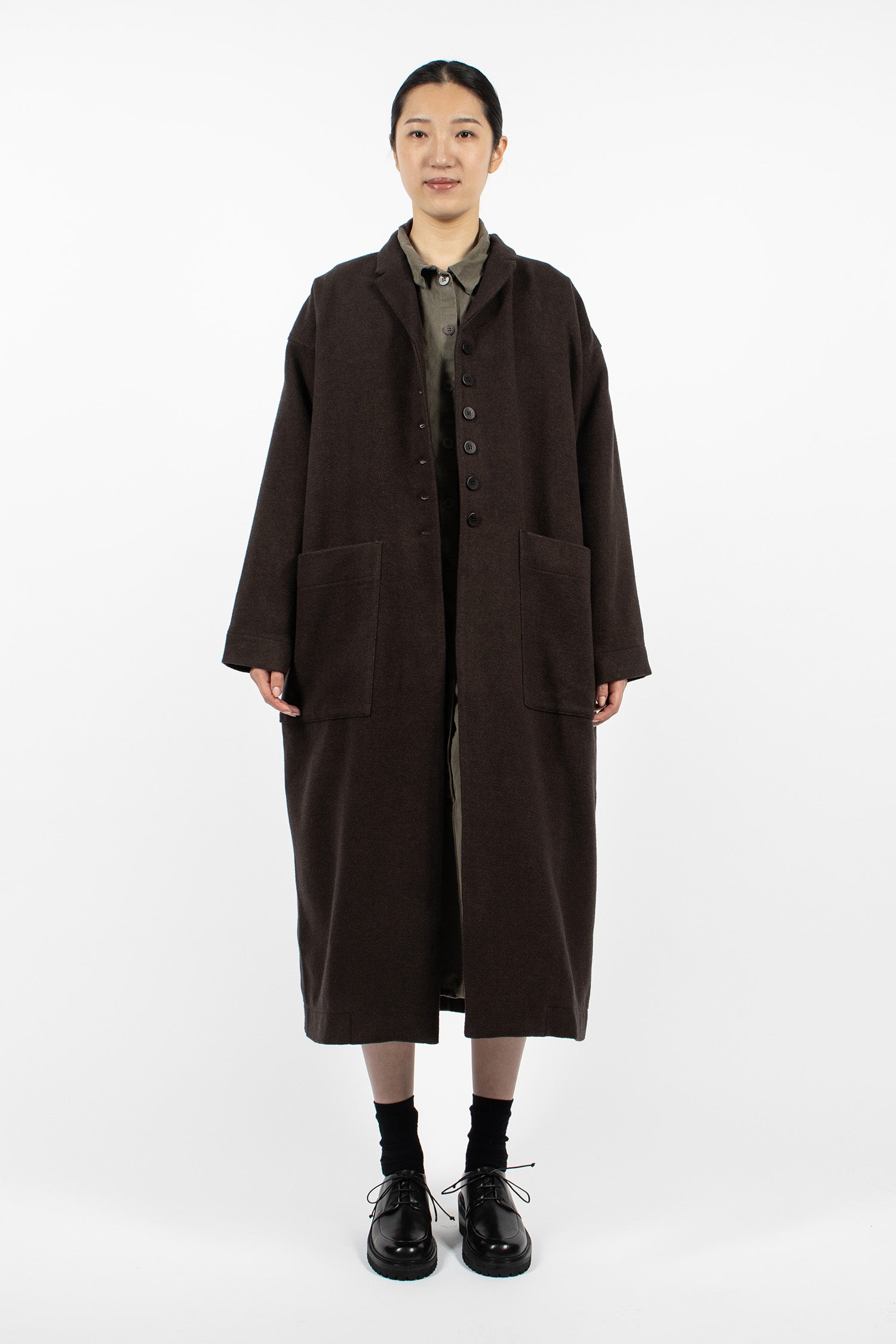 Soft Egg Coat Brown