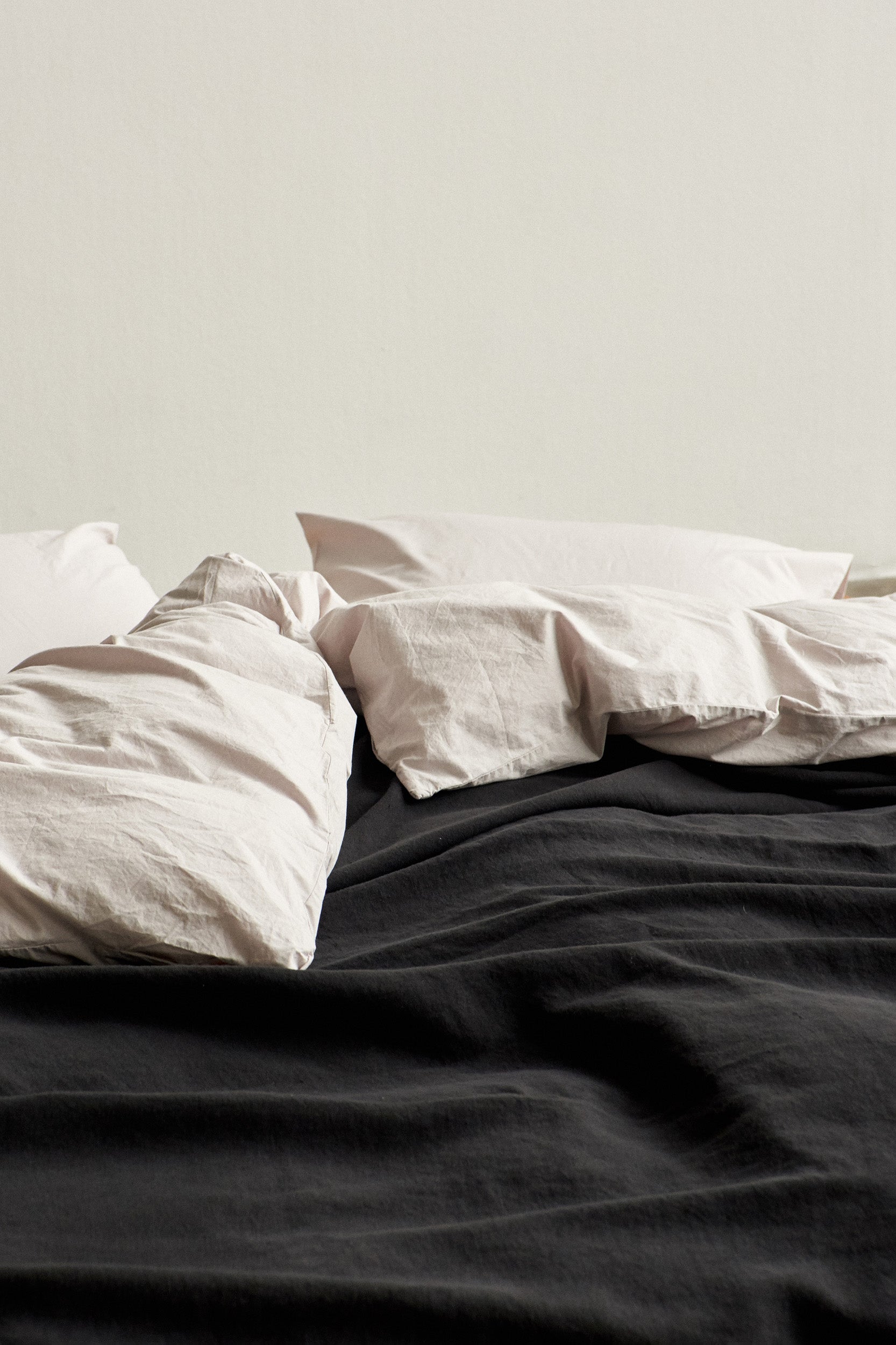 Percale Pillowcase Soft Grey