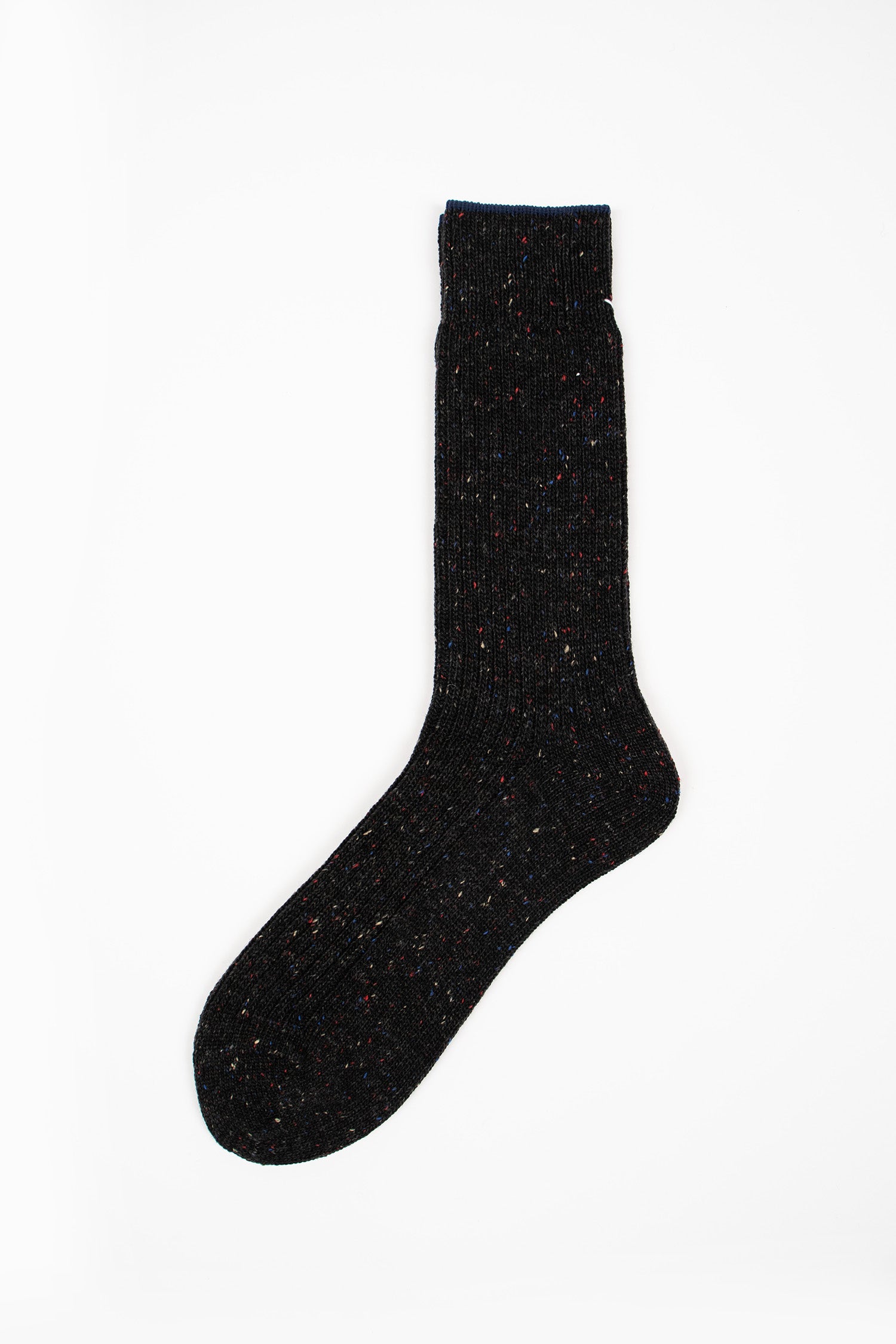 HA-26 Nep Rib Socks Charcoal