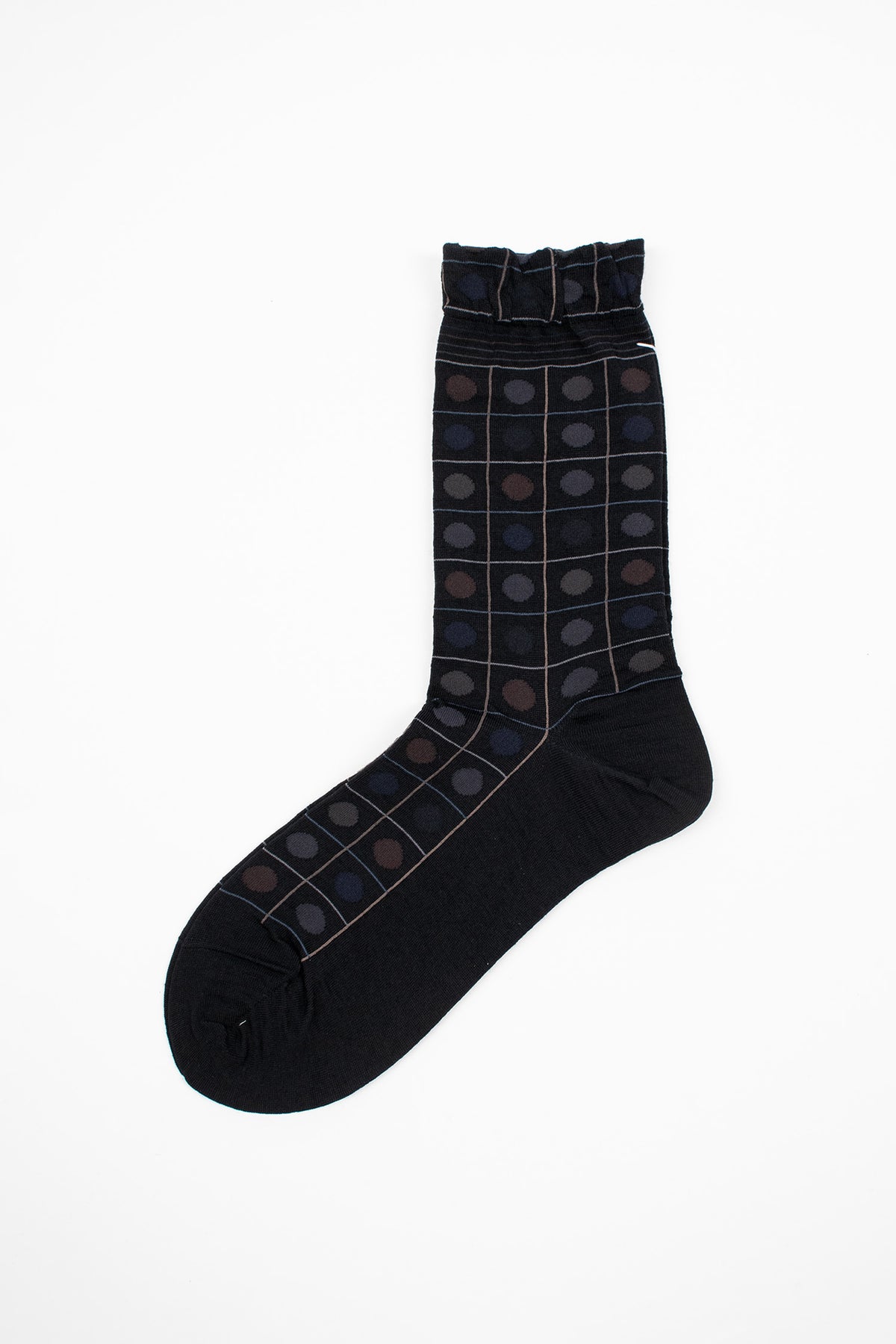 AM-829 Circles Socks Black