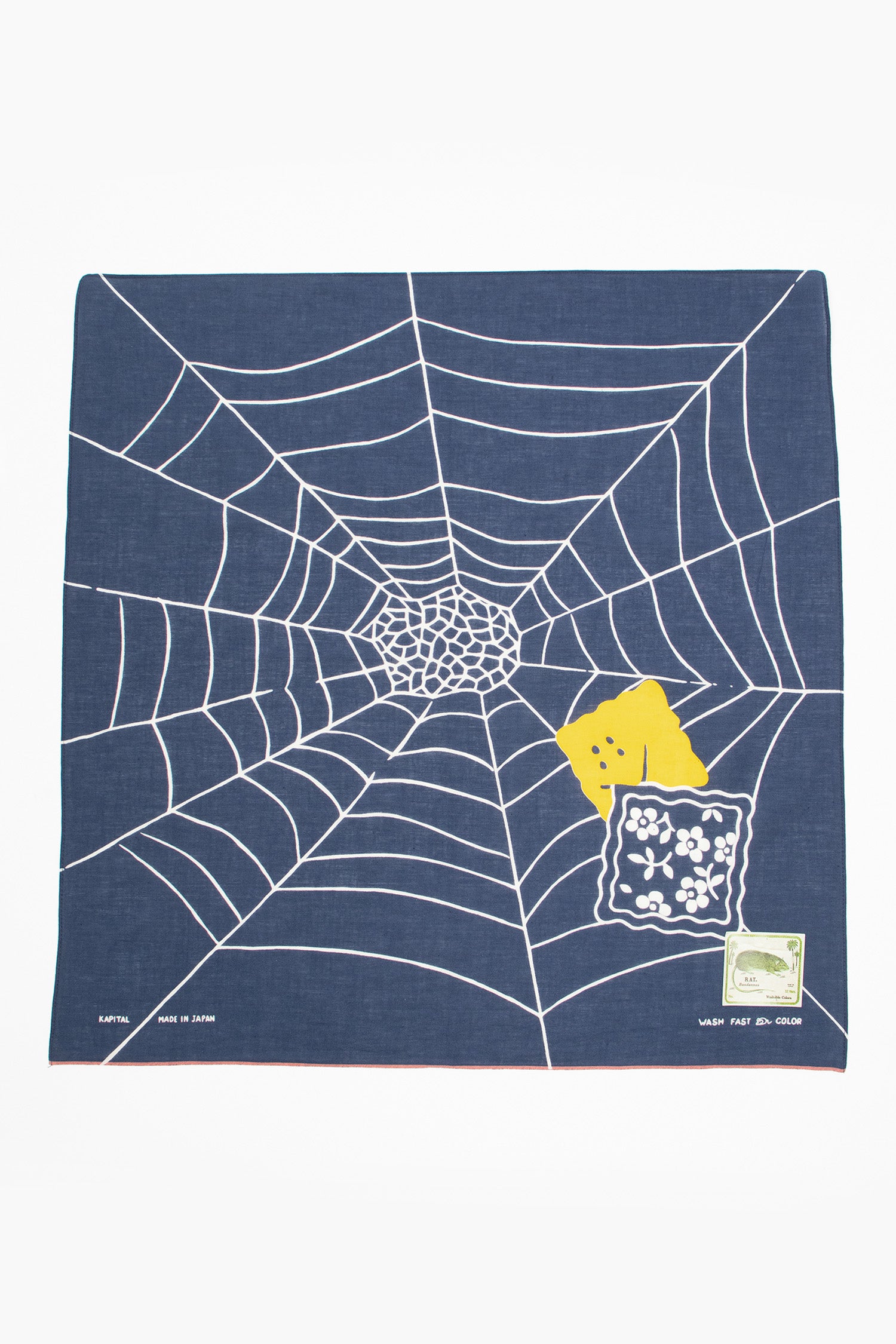 Spider Peckish Rainbowy Bandana Navy
