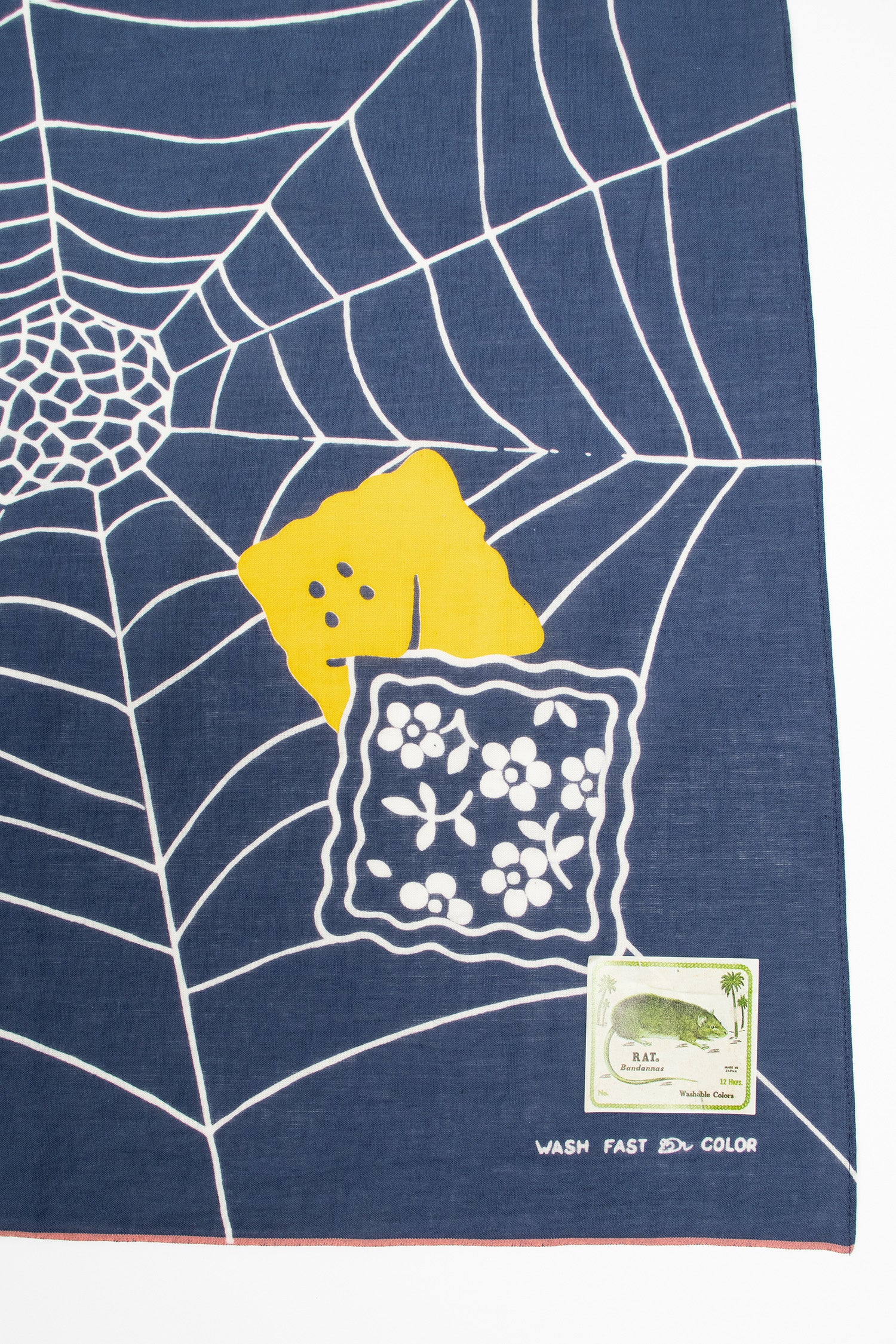 Spider Peckish Rainbowy Bandana Navy