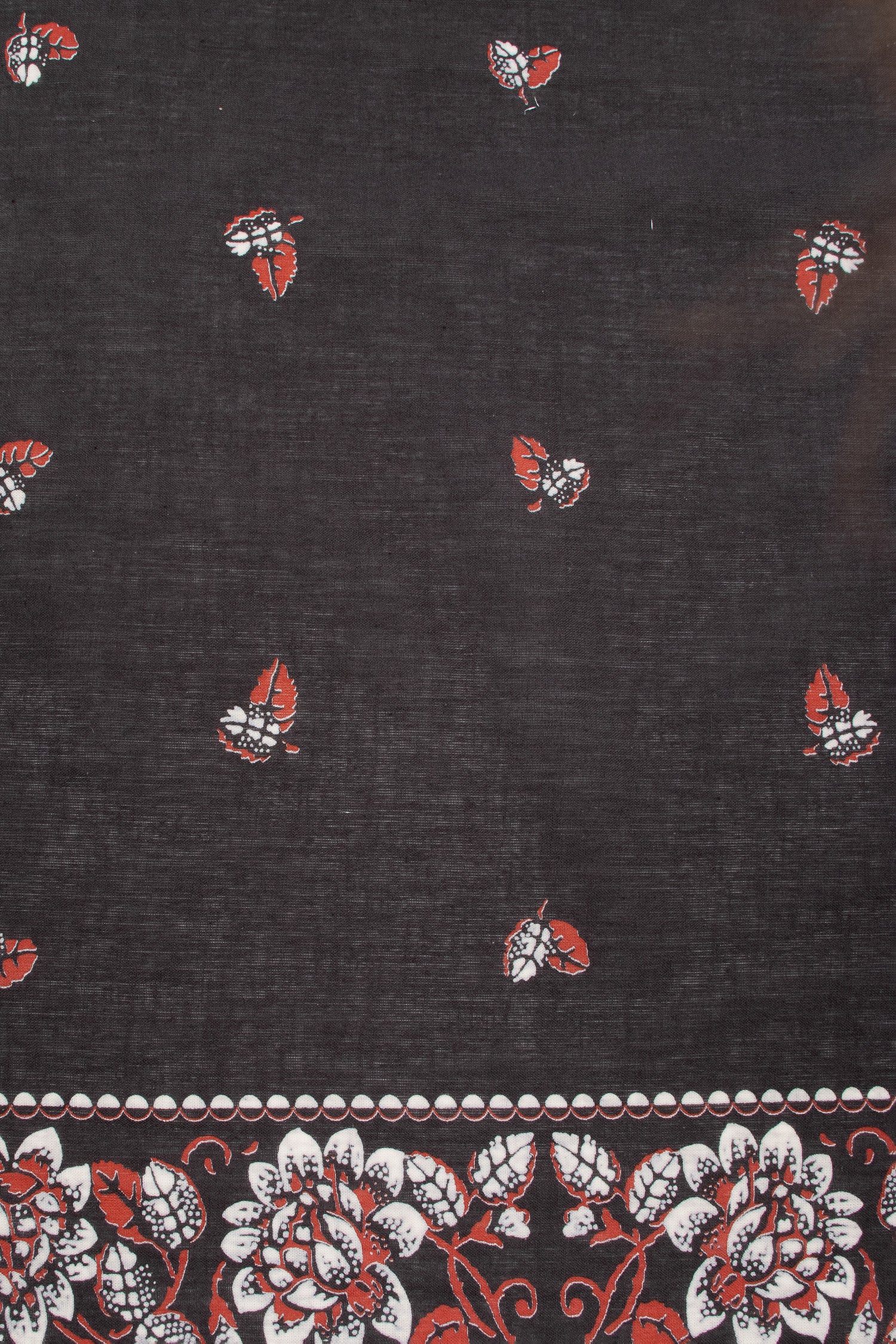 Rockwell Flower Bandana Black