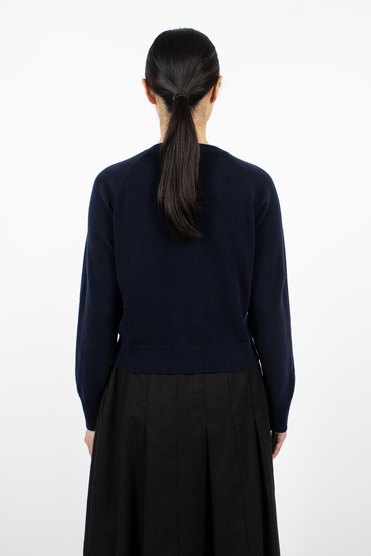 Textured Argyle Jumper Navy