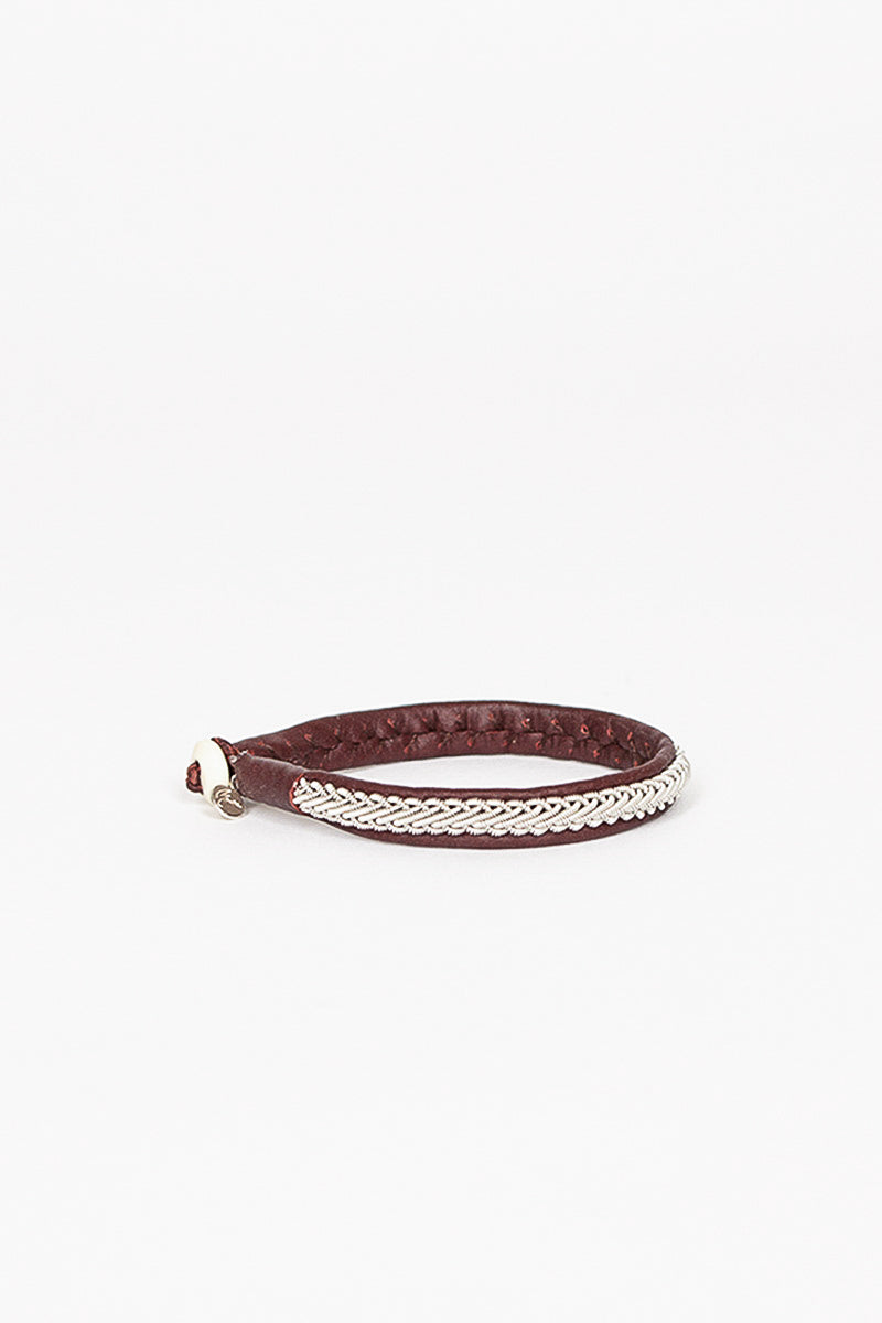 Unisex Ox Brown Hide A Bracelet 2