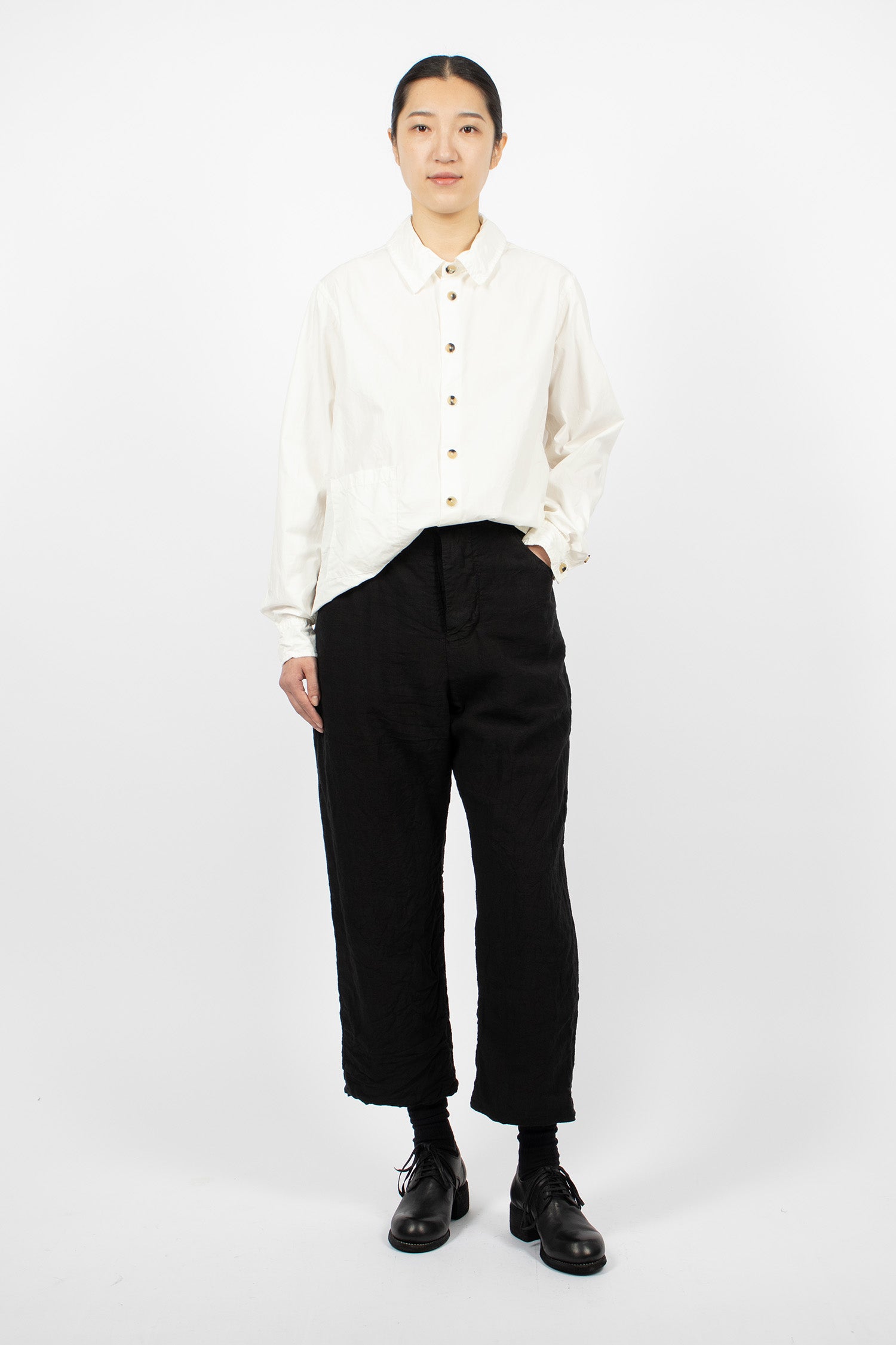 Rp Drawstring Trousers Black