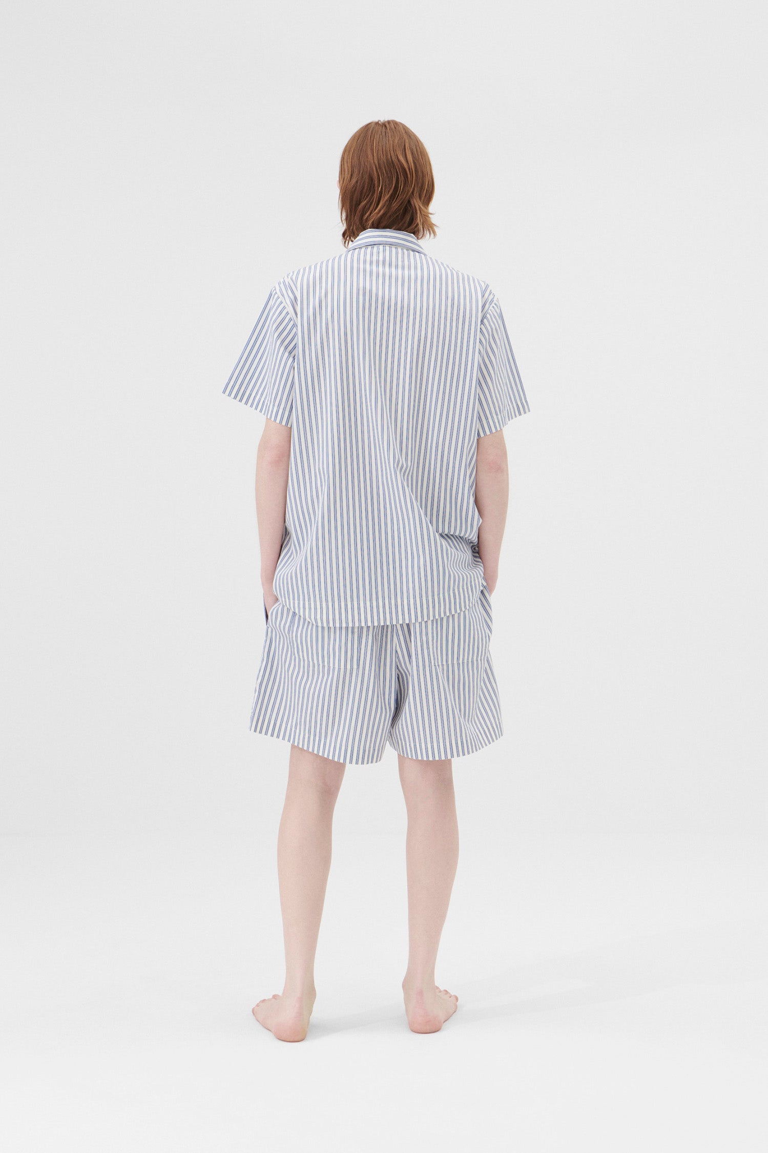 Poplin Pyjama Shorts Skagen Stripe