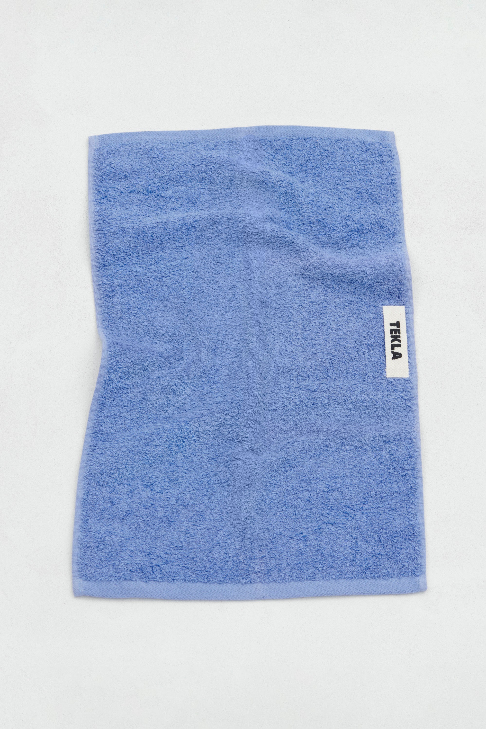 Terry Guest Towel Clear Blue