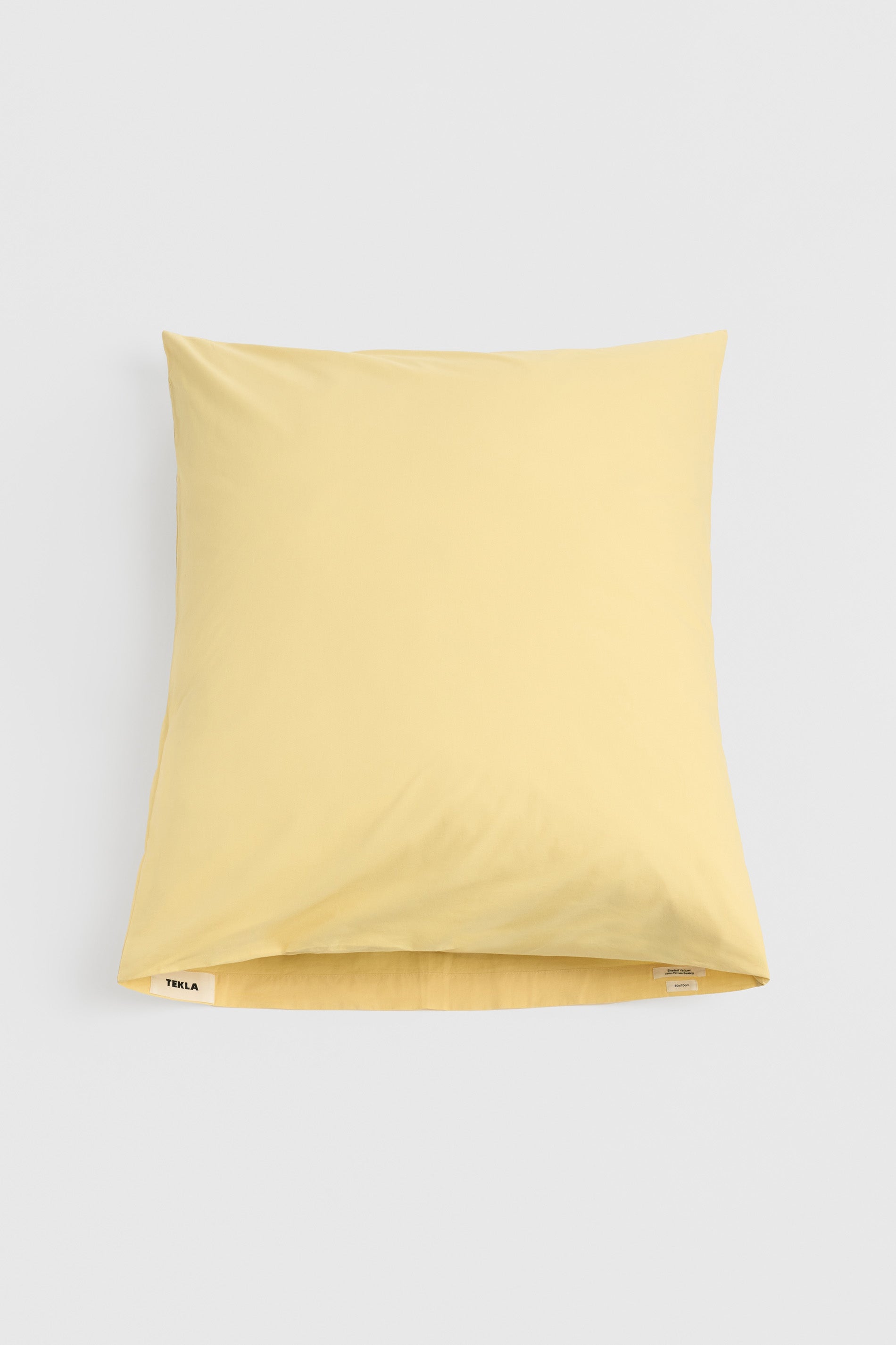 Percale Pillowcase Shaded Yellow