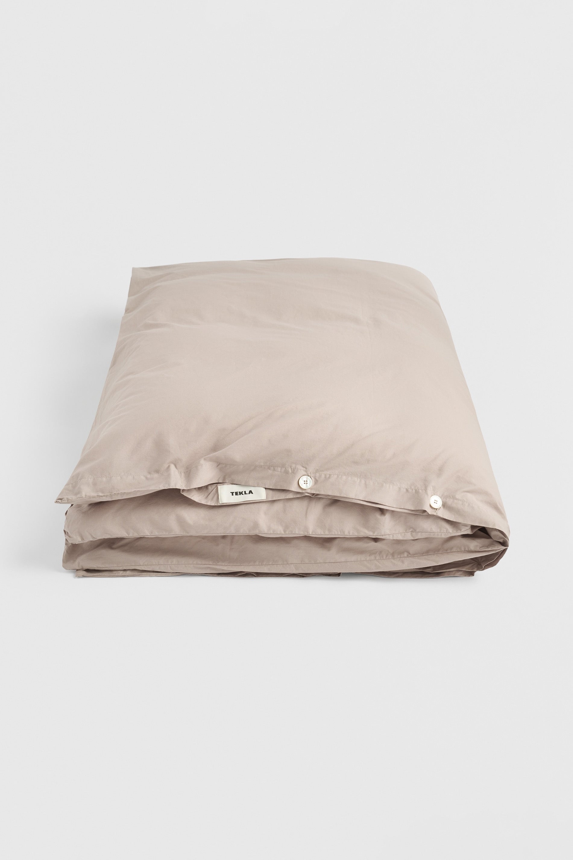 Percale Double Duvet Cover Clay