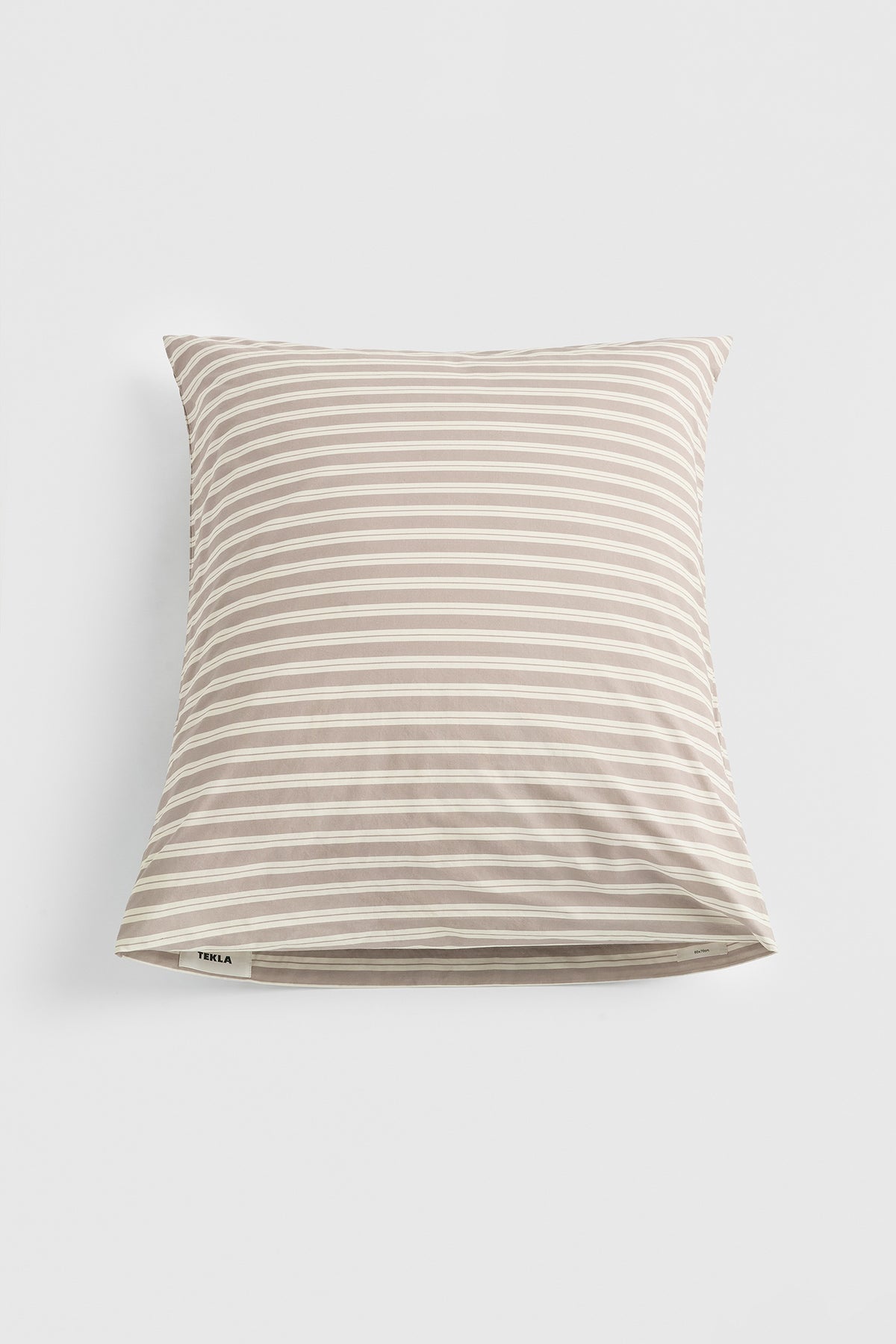 Percale Pillowcase Clay Stripes