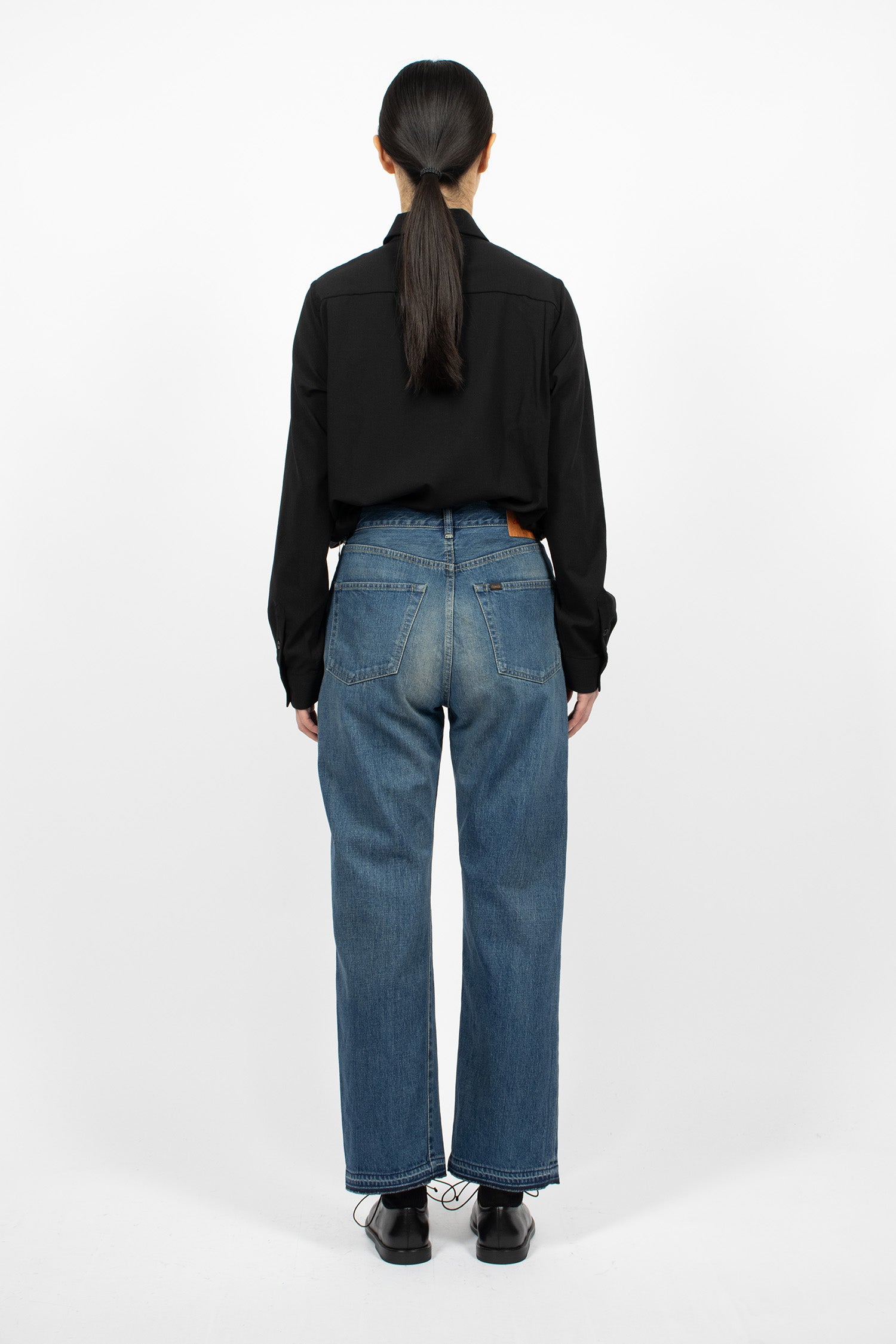 WP04 Selvedge Monroe Jean Dark Distress