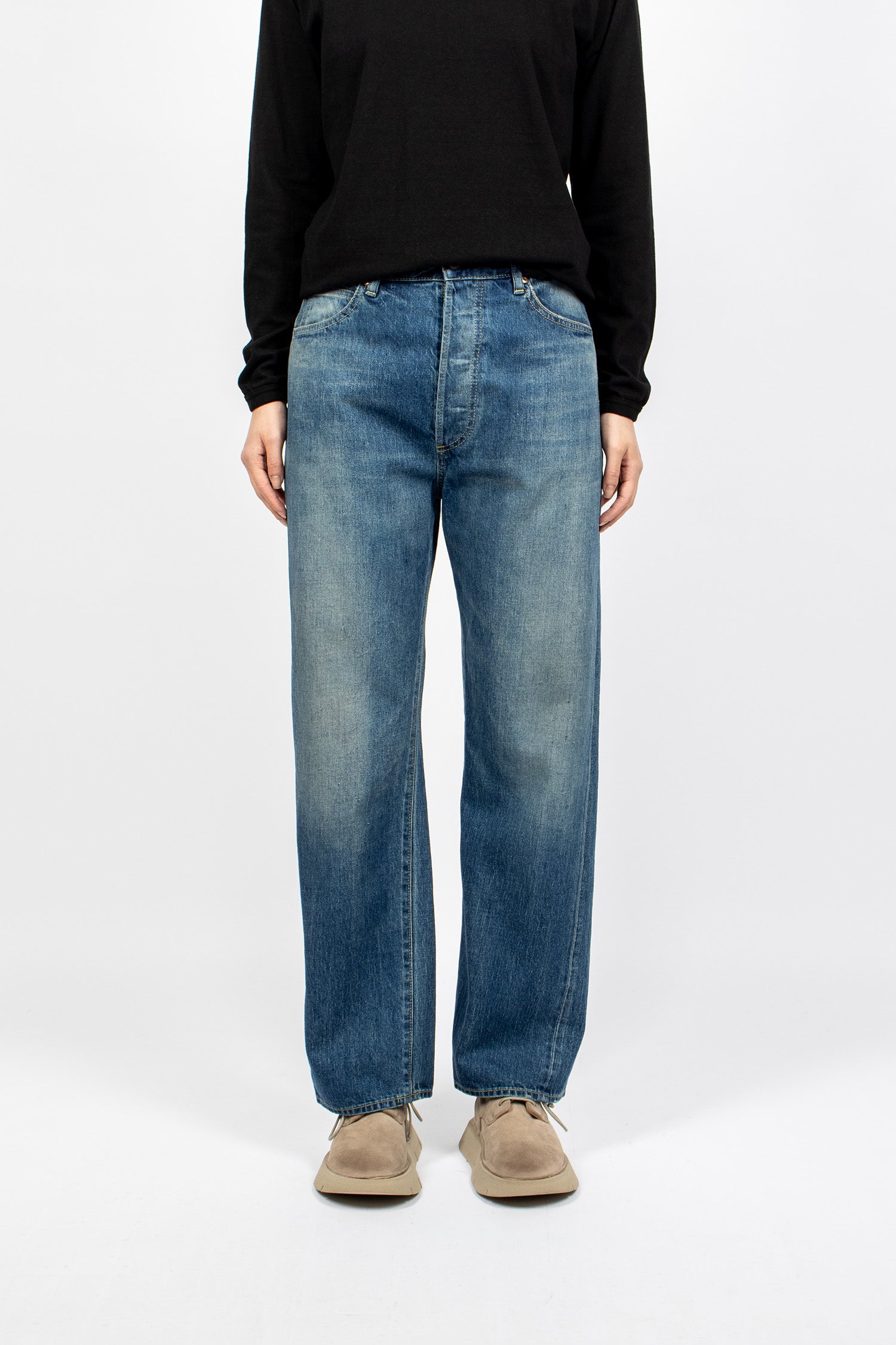 WP04 Selvedge Monroe Jean Medium Wash