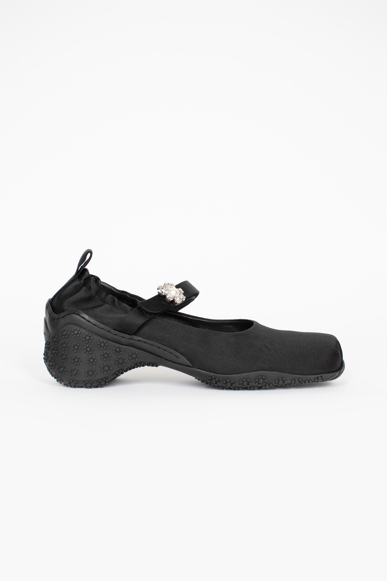 Embellished Ballet Runner Black/Pearl/Clear