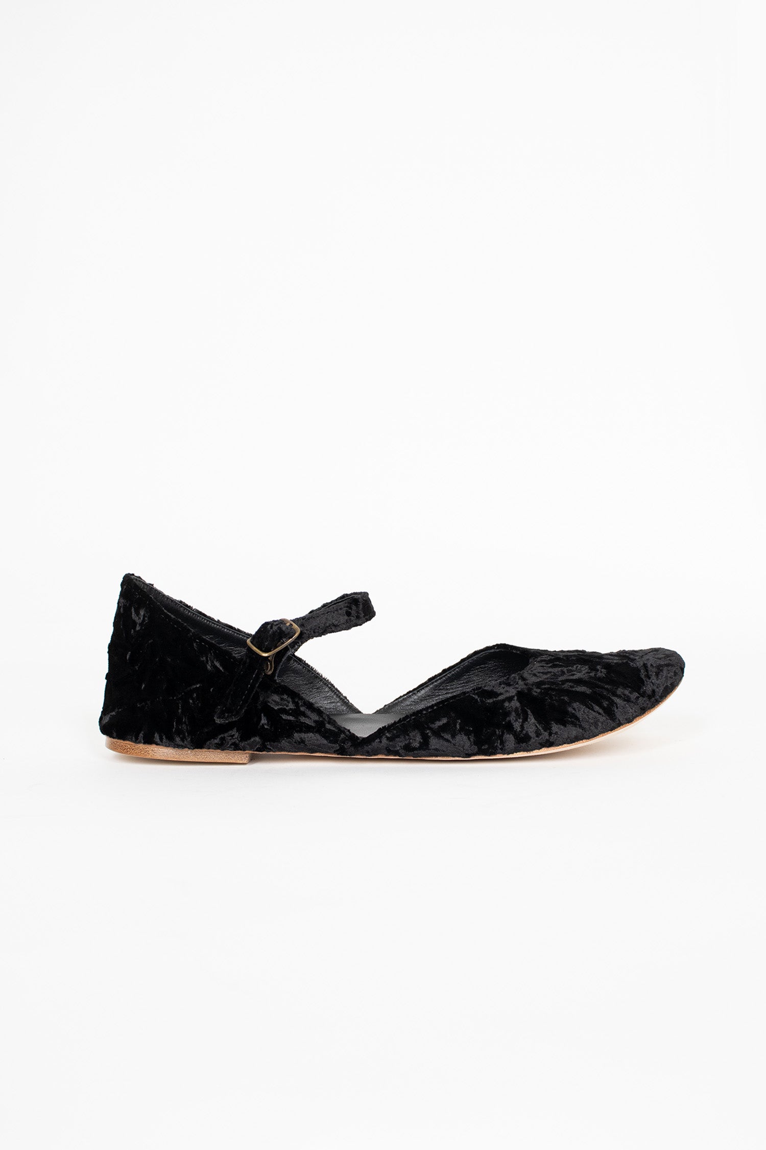 Open Ballerina Black Velvet