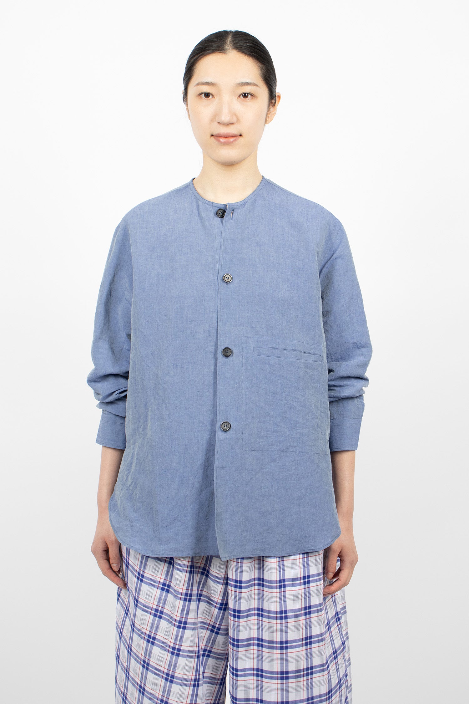 Barna Henley Shirt Blue Jeans