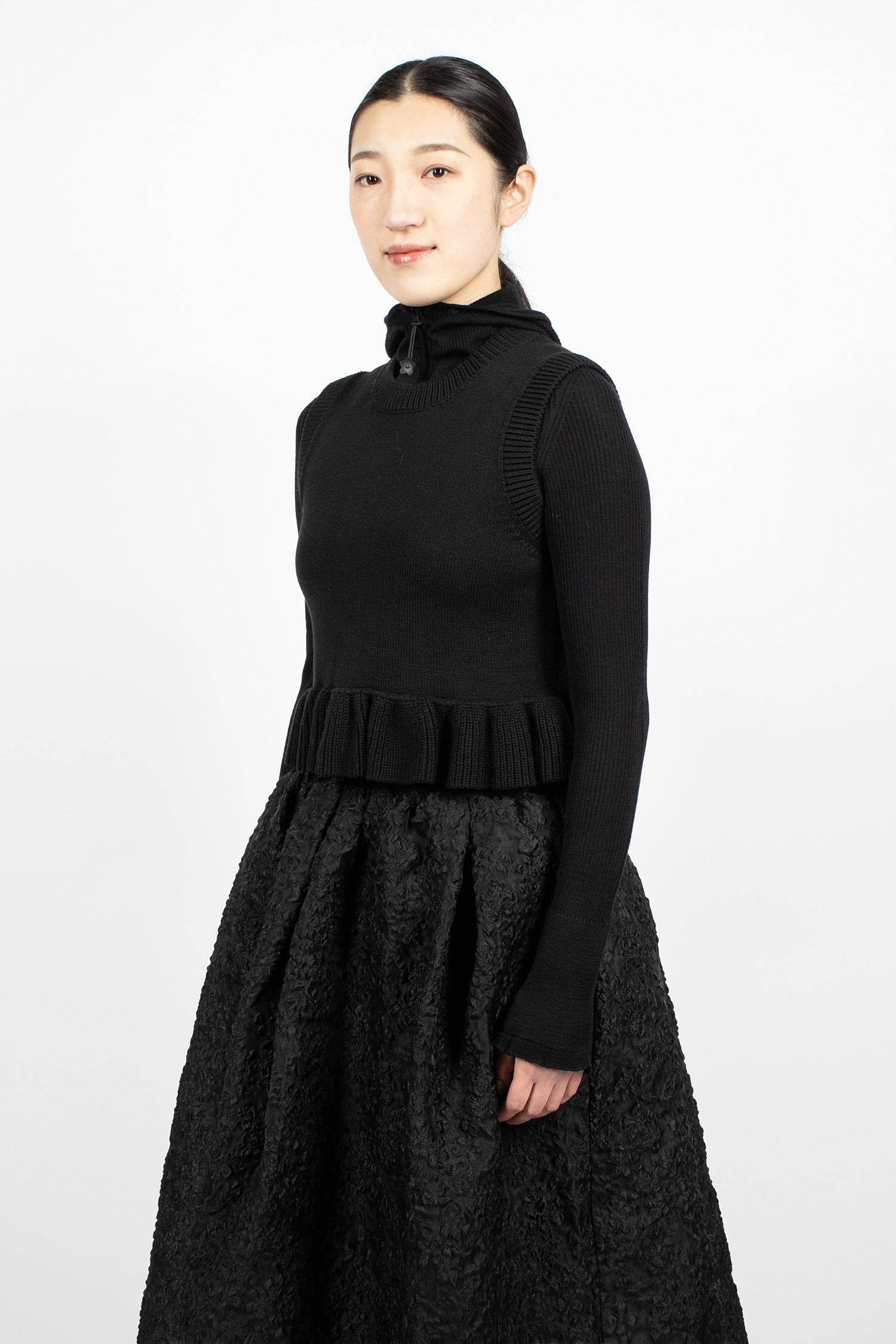 Billie Knitted Vest Black