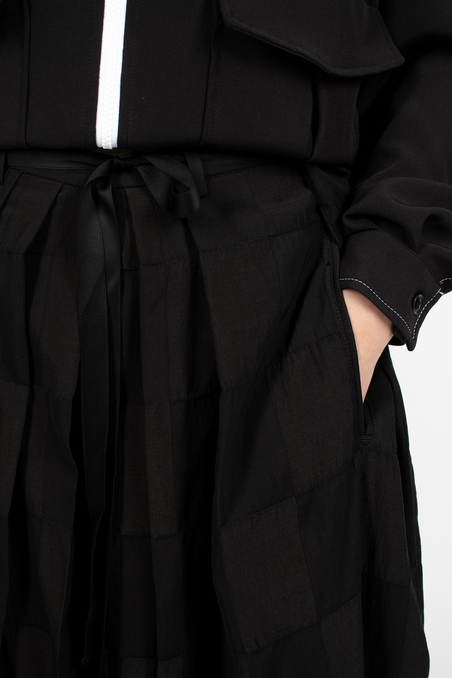 Hakama Pant Block Jacquard Black