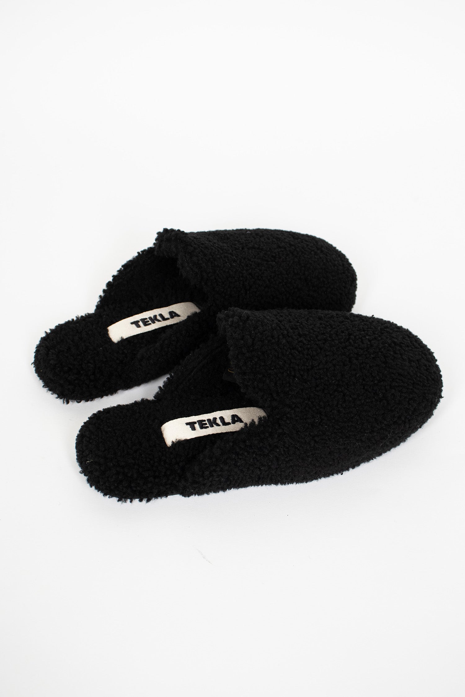 Shearling Slippers Black