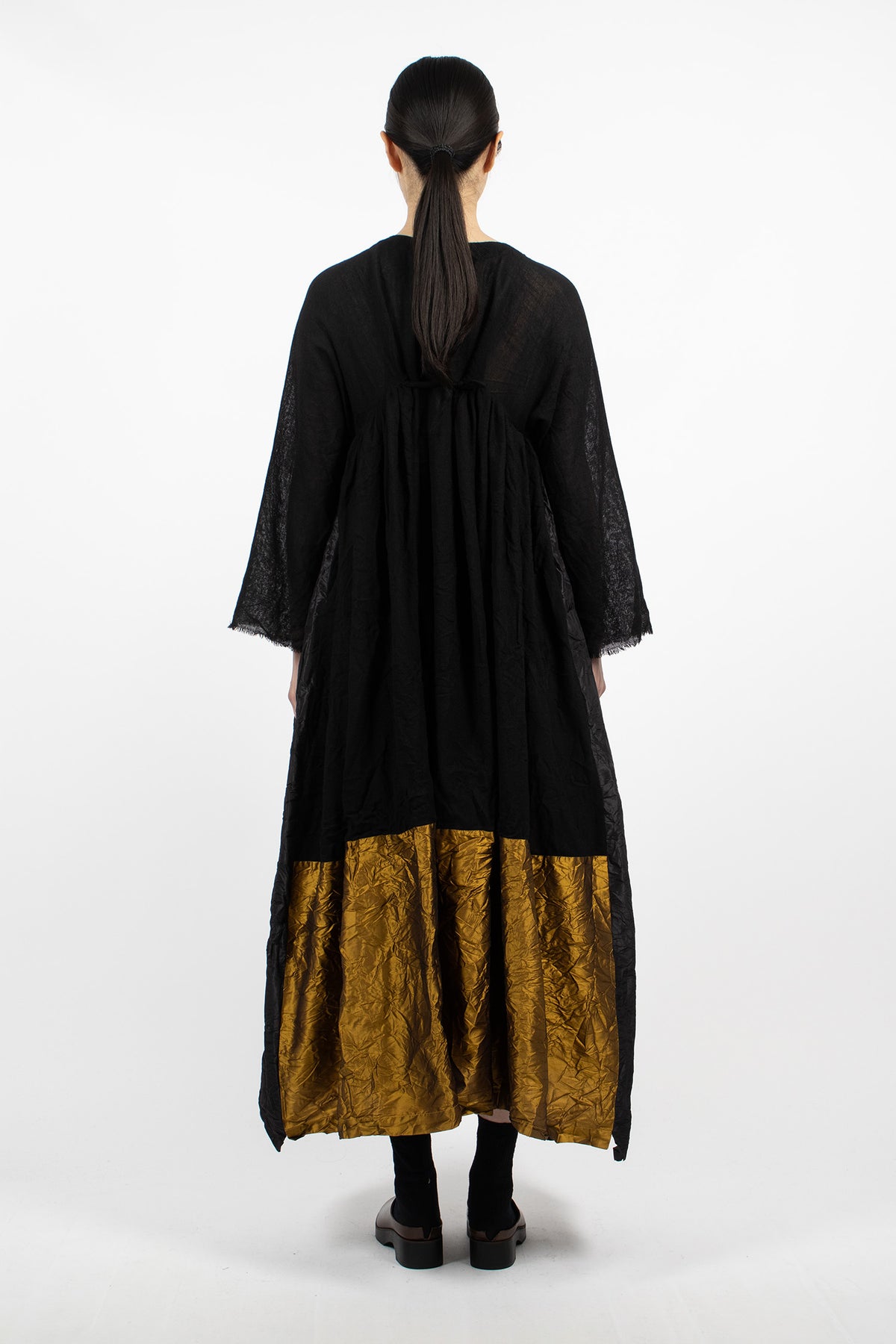 Newpride Patchwork Dress Black/Gold