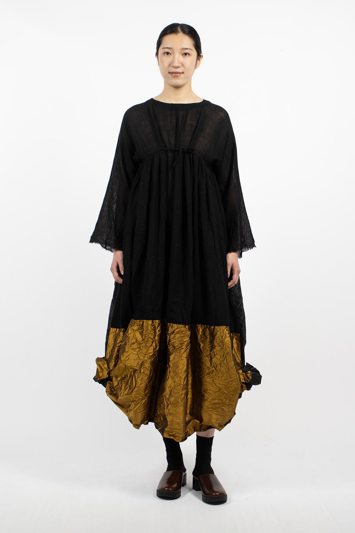 Newpride Patchwork Dress Black/Gold