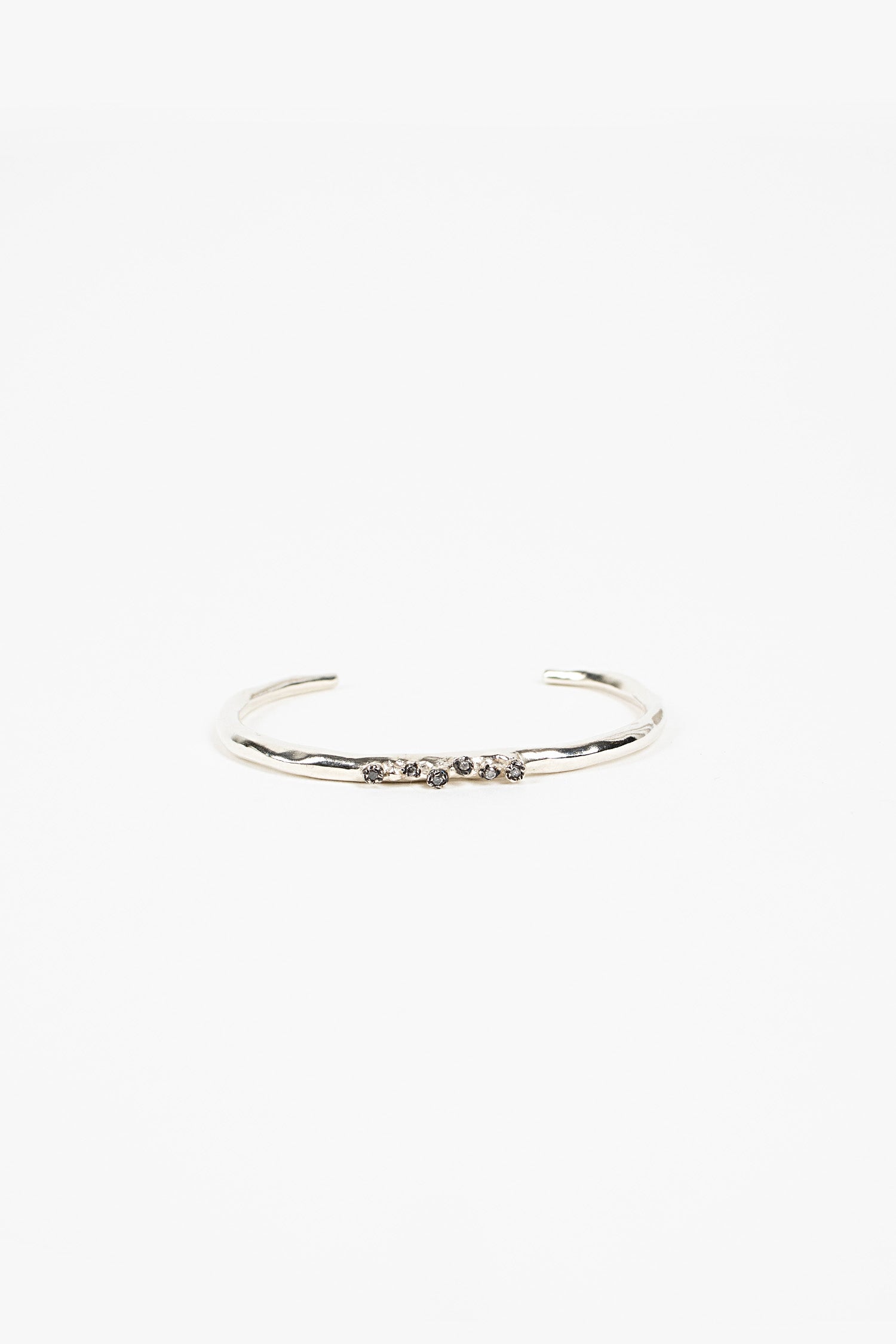 Basak Silver Bracelet Icy Grey Diamond