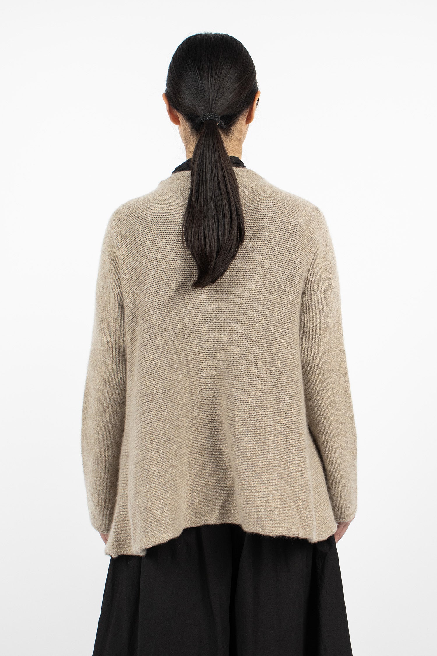 Chestnut Cashmere Cardigan Beige